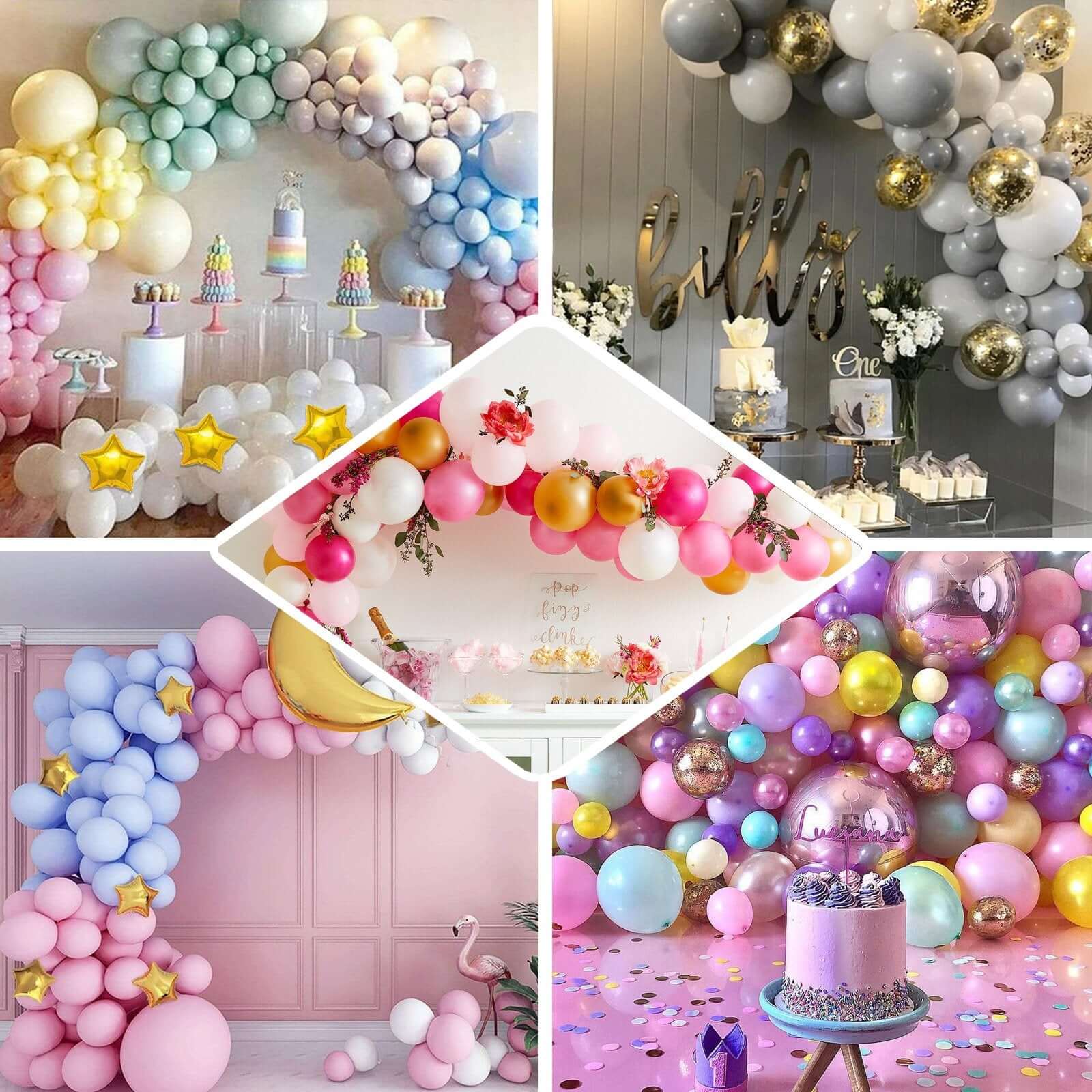 25 Pack 12 Matte Pastel Beige Helium Air Latex Party Balloons