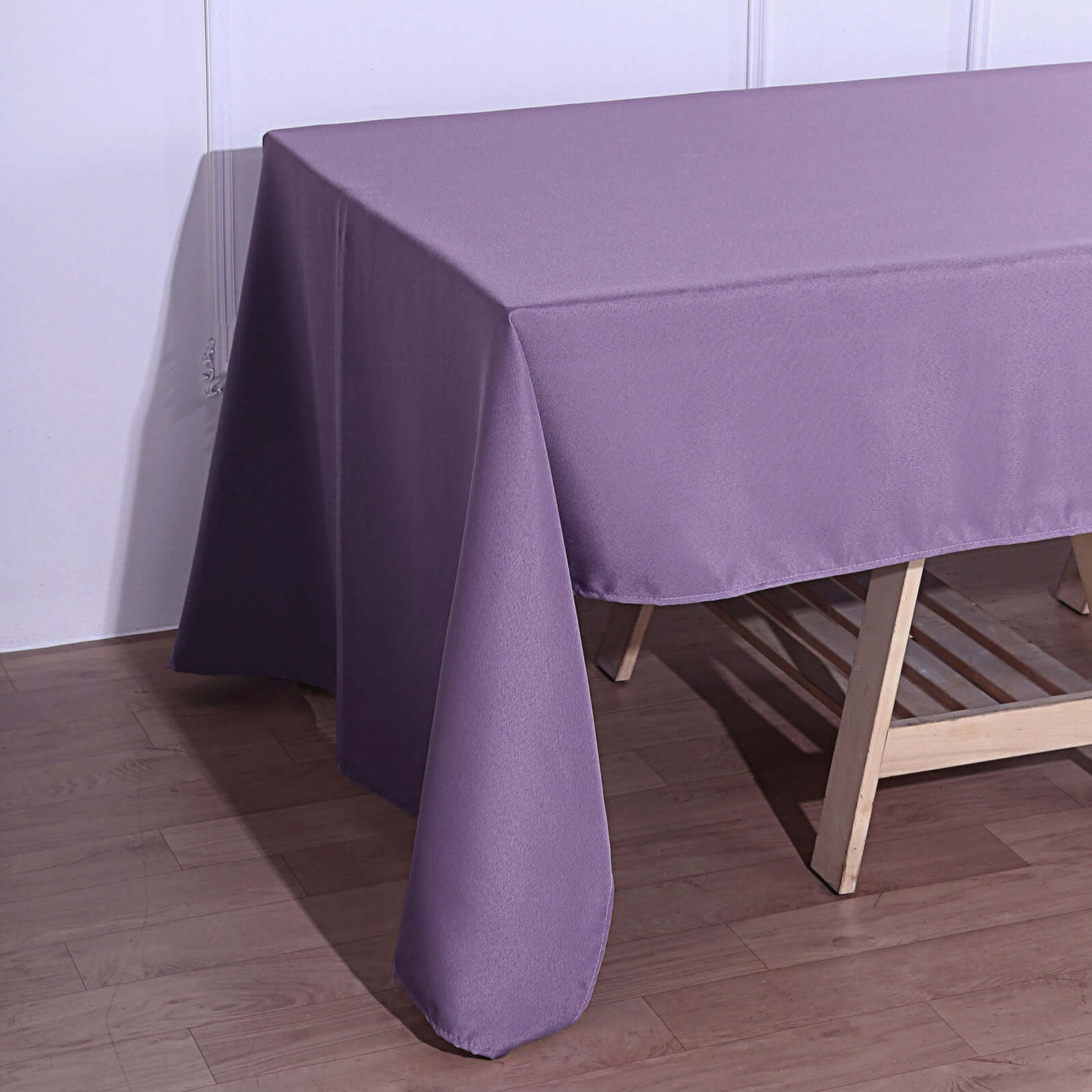 Polyester 72x120 Rectangle Tablecloth Violet Amethyst - Durable and Stylish Table Cover