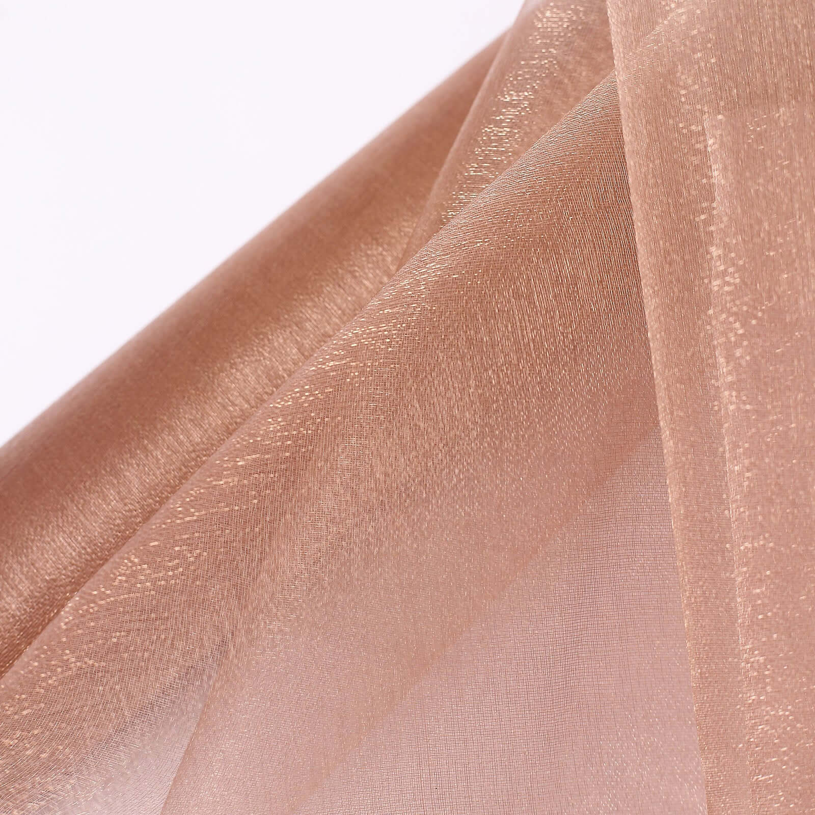 12x10yd Dusty Rose Sheer Chiffon Fabric Bolt, DIY Voile Drapery Roll