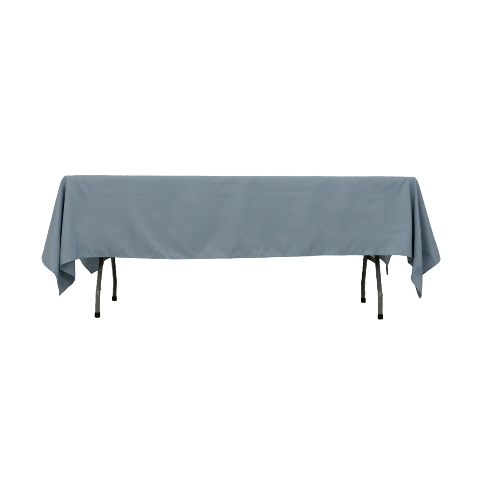 Premium Polyester 60x102 Rectangle Tablecloth Dusty Blue - Durable 220GSM Wrinkle-Resistant Table Cover
