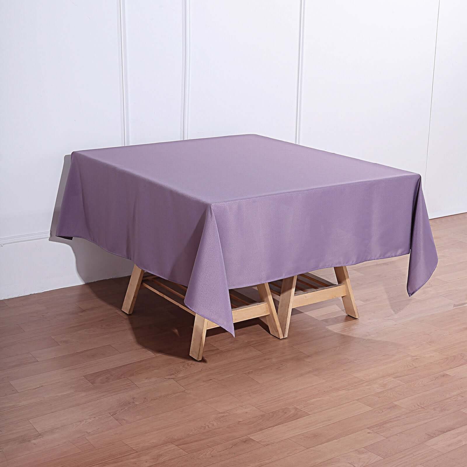 Polyester Square 70x70 Tablecloth Violet Amethyst - Wrinkle-Resistant & Durable Table Cover