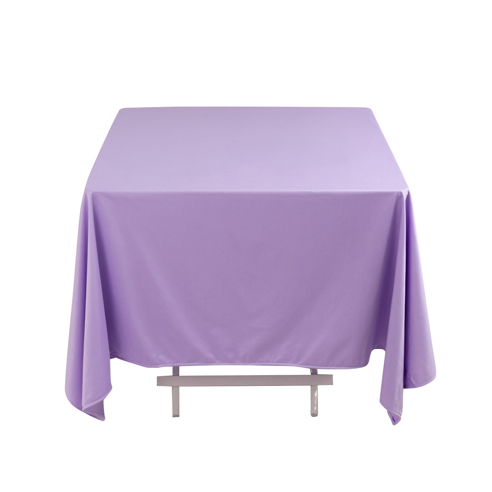 Premium Scuba Square 70x70 Tablecloth Lavender - Wrinkle Free & Stain Resistant Table Cover