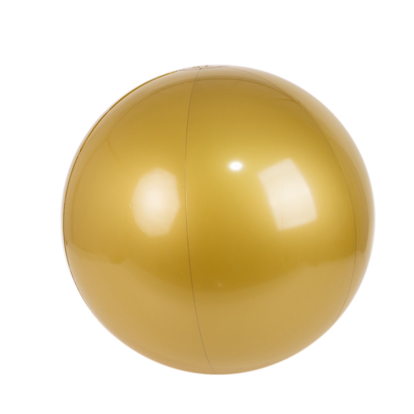 2 Pack 20 Inflatable Gold Decorative Balls - Round Vinyl Pool and Party Balls, Lightweight & Fun