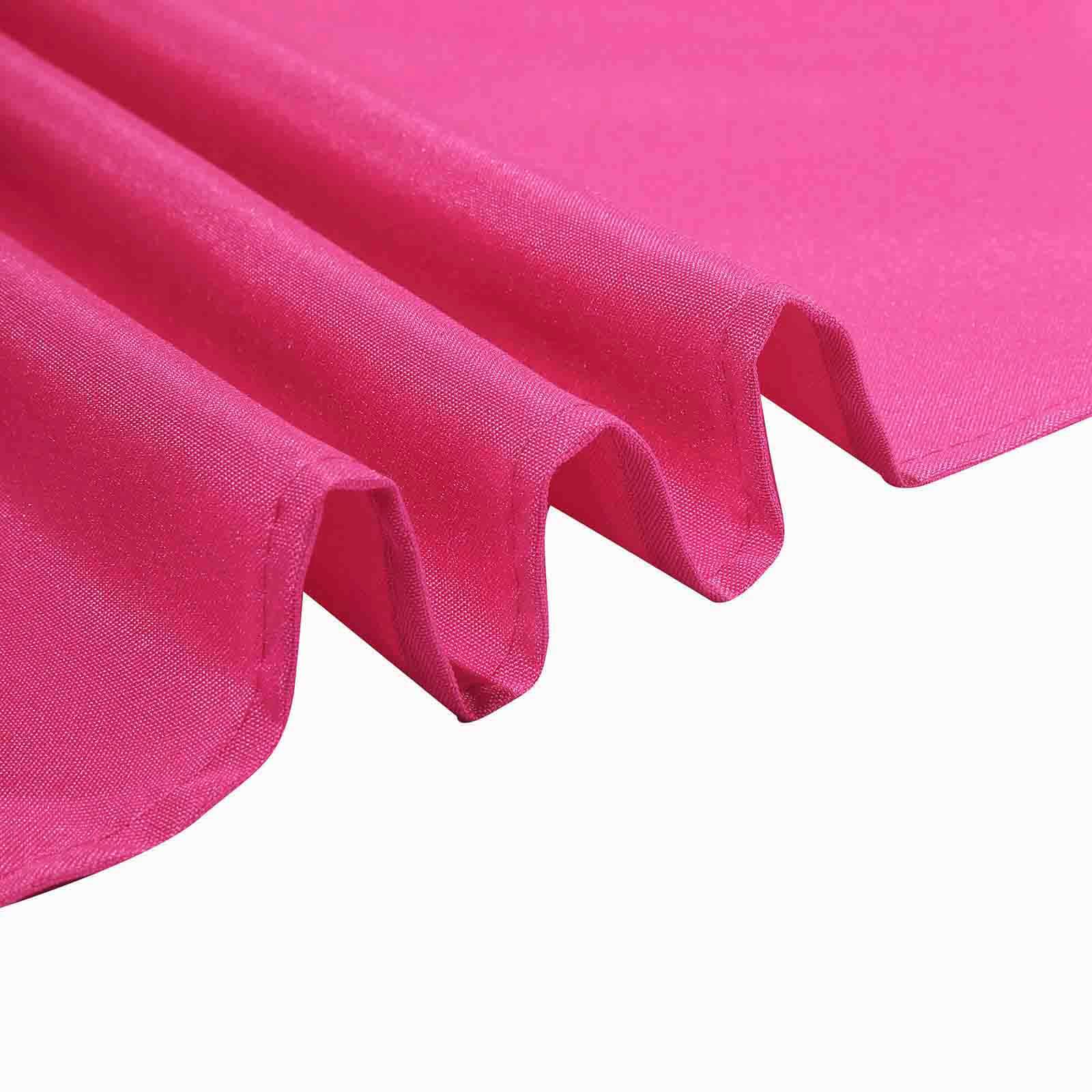 Polyester Square 70x70 Tablecloth Fuchsia - Wrinkle-Resistant & Durable Table Cover