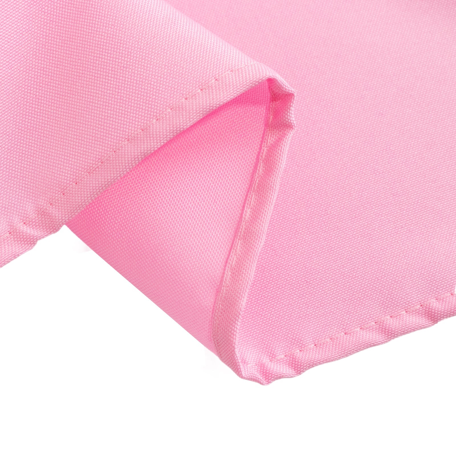 Premium Polyester Square Tablecloth 70x70 Pink 220GSM Wrinkle-Resistant Table Cover