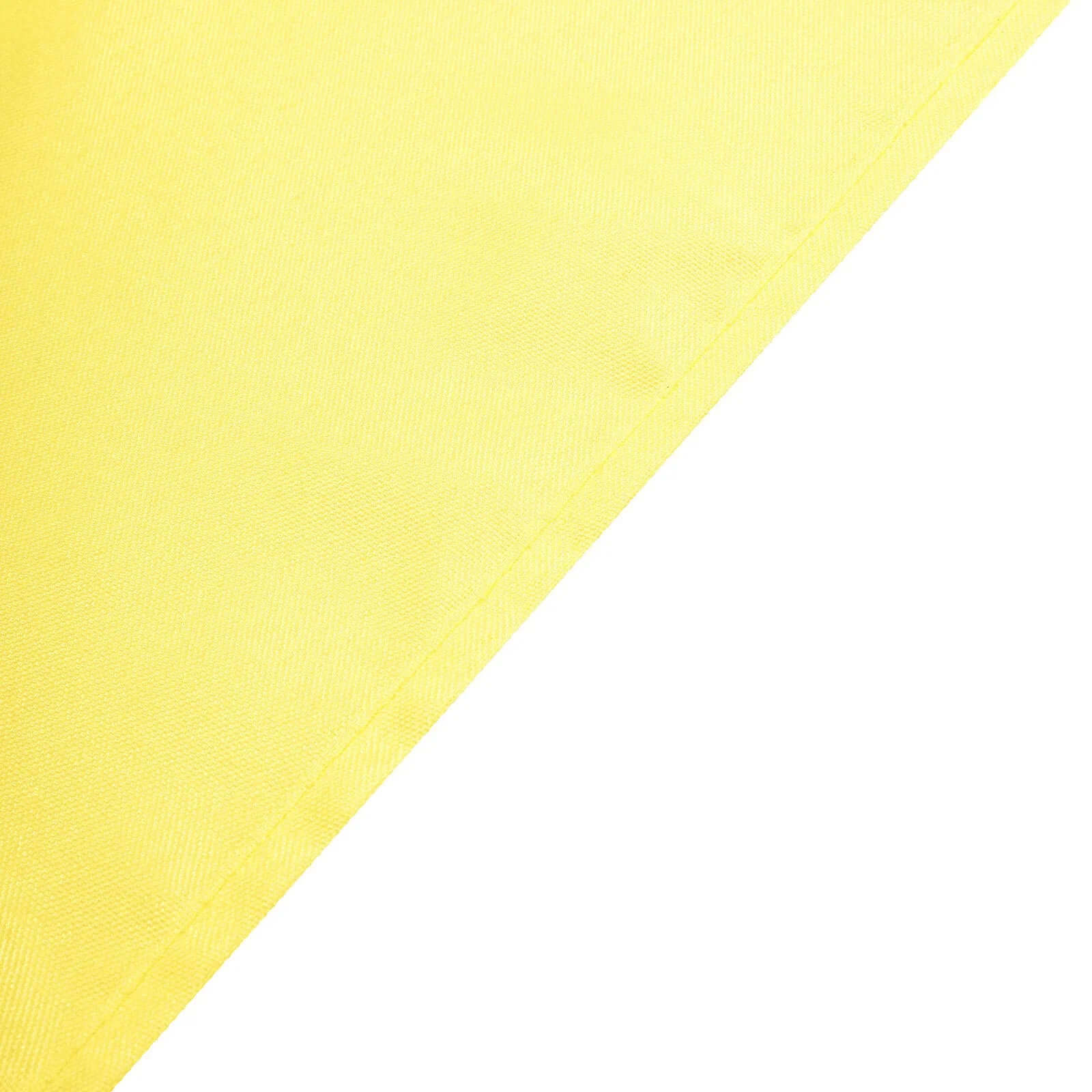 Polyester Square 90x90 Tablecloth Yellow - Wrinkle-Resistant & Durable Table Cover