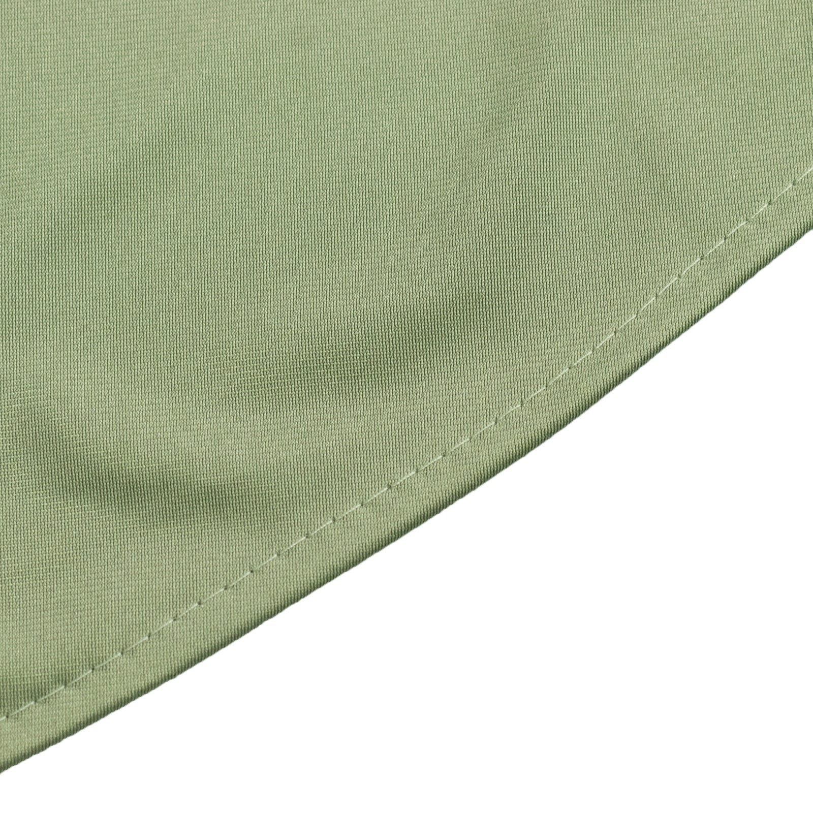 Premium Scuba Round 90 Tablecloth Dusty Sage Green - Wrinkle Free & Stain Resistant Table Cover