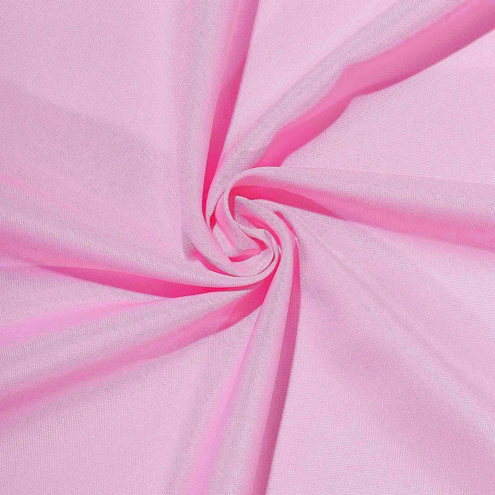 Polyester Square 90x90 Tablecloth Pink - Wrinkle-Resistant & Durable Table Cover