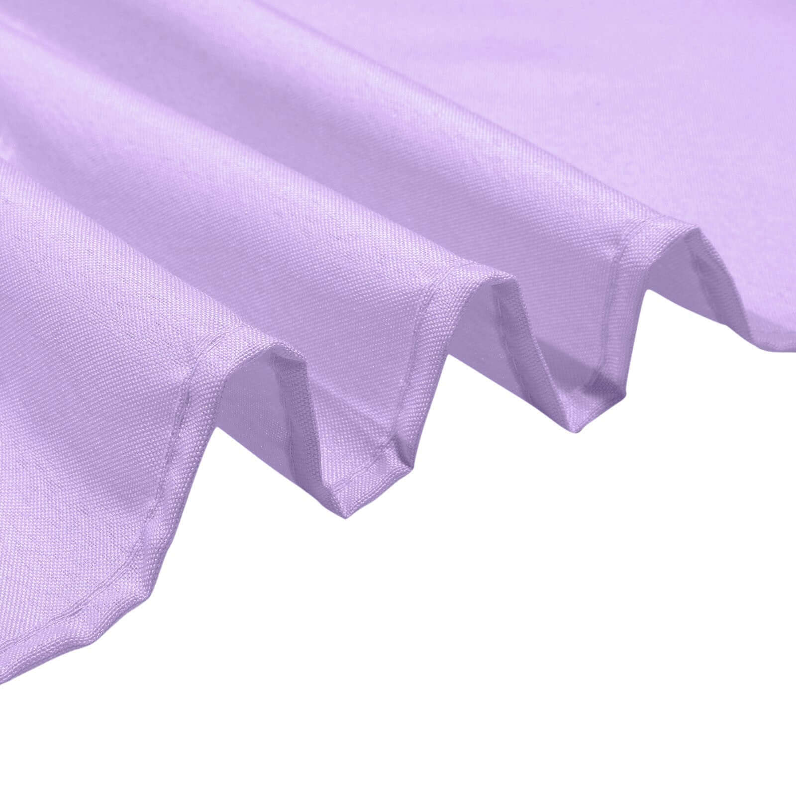 Polyester 90 Round Tablecloth Lavender Lilac - Stain & Wrinkle-Resistant Table Cover