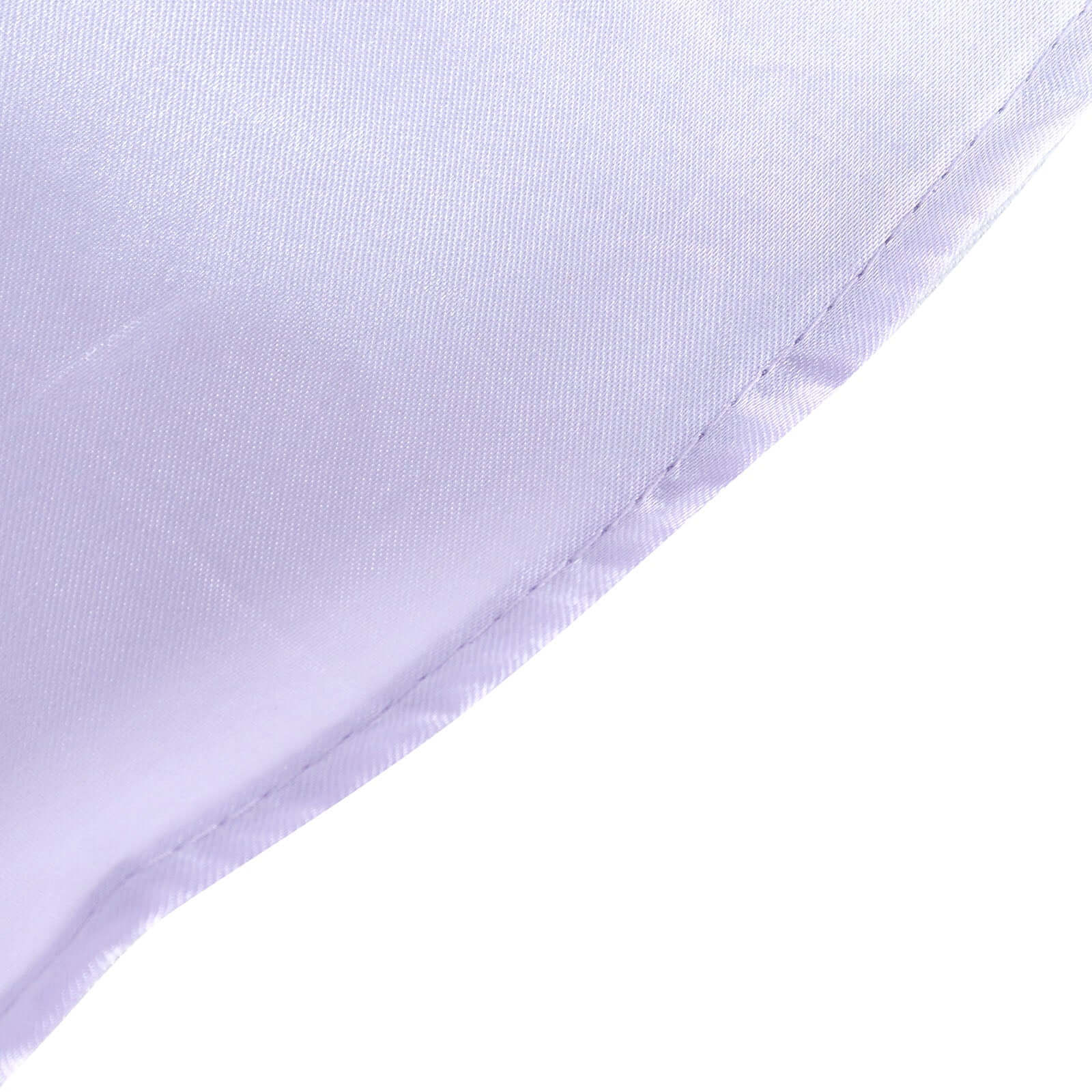 Satin 120 Round Tablecloth Lavender Lilac - Stylish Seamless Table Cover