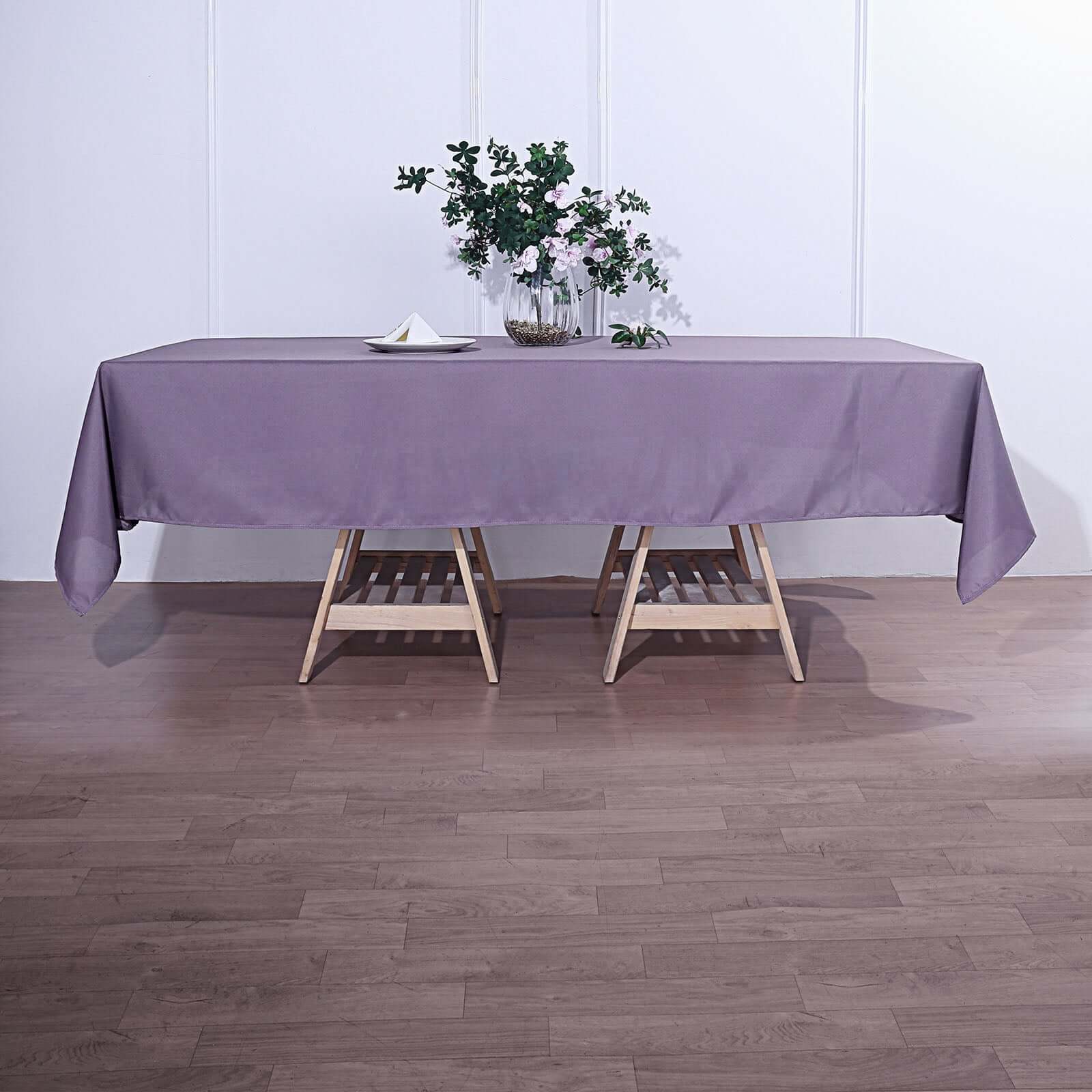 Polyester 60x102 Rectangle Tablecloth Violet Amethyst - Durable and Stylish Table Cover