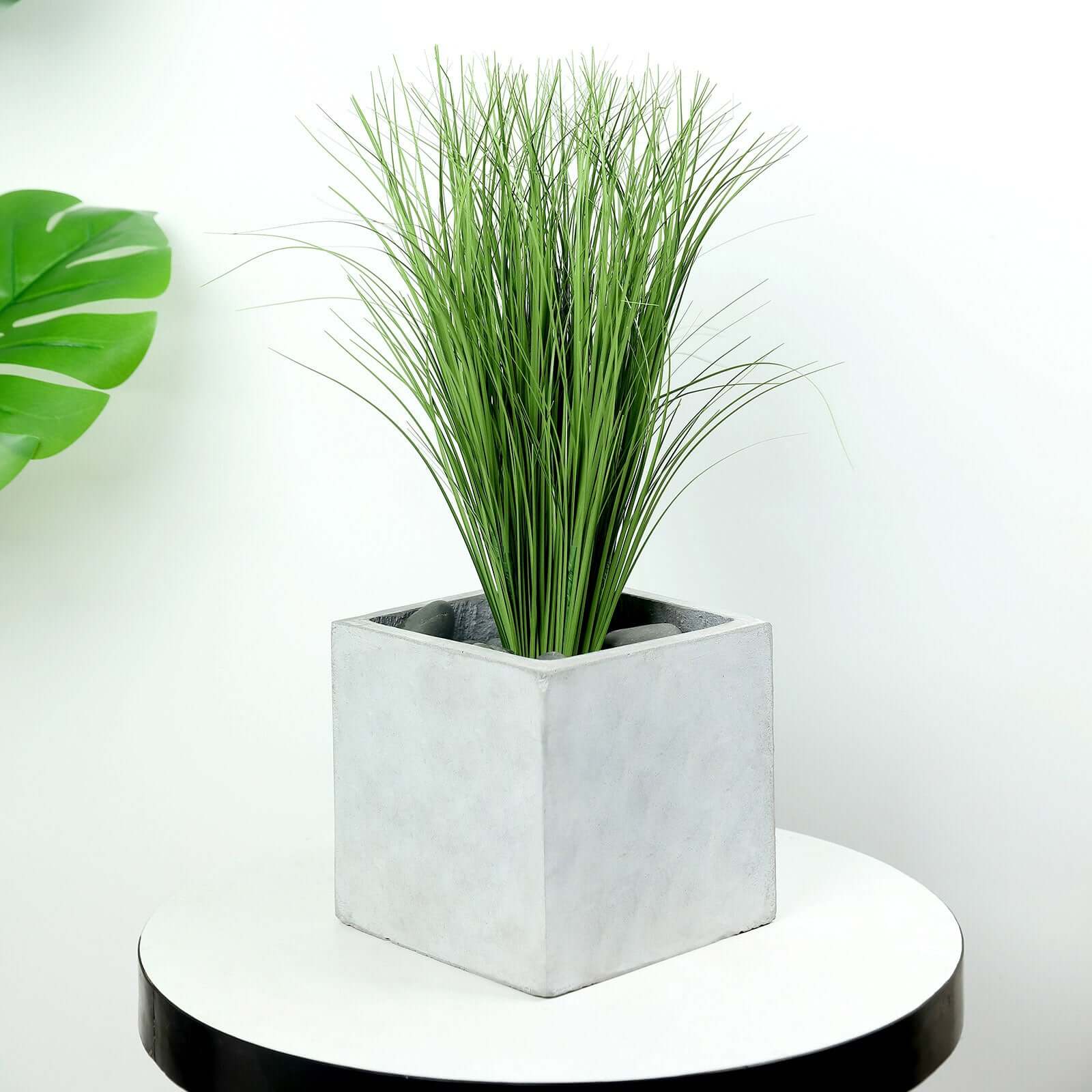 3 Plants 20 Green Artificial Indoor Outdoor Decorative Grass Sprays