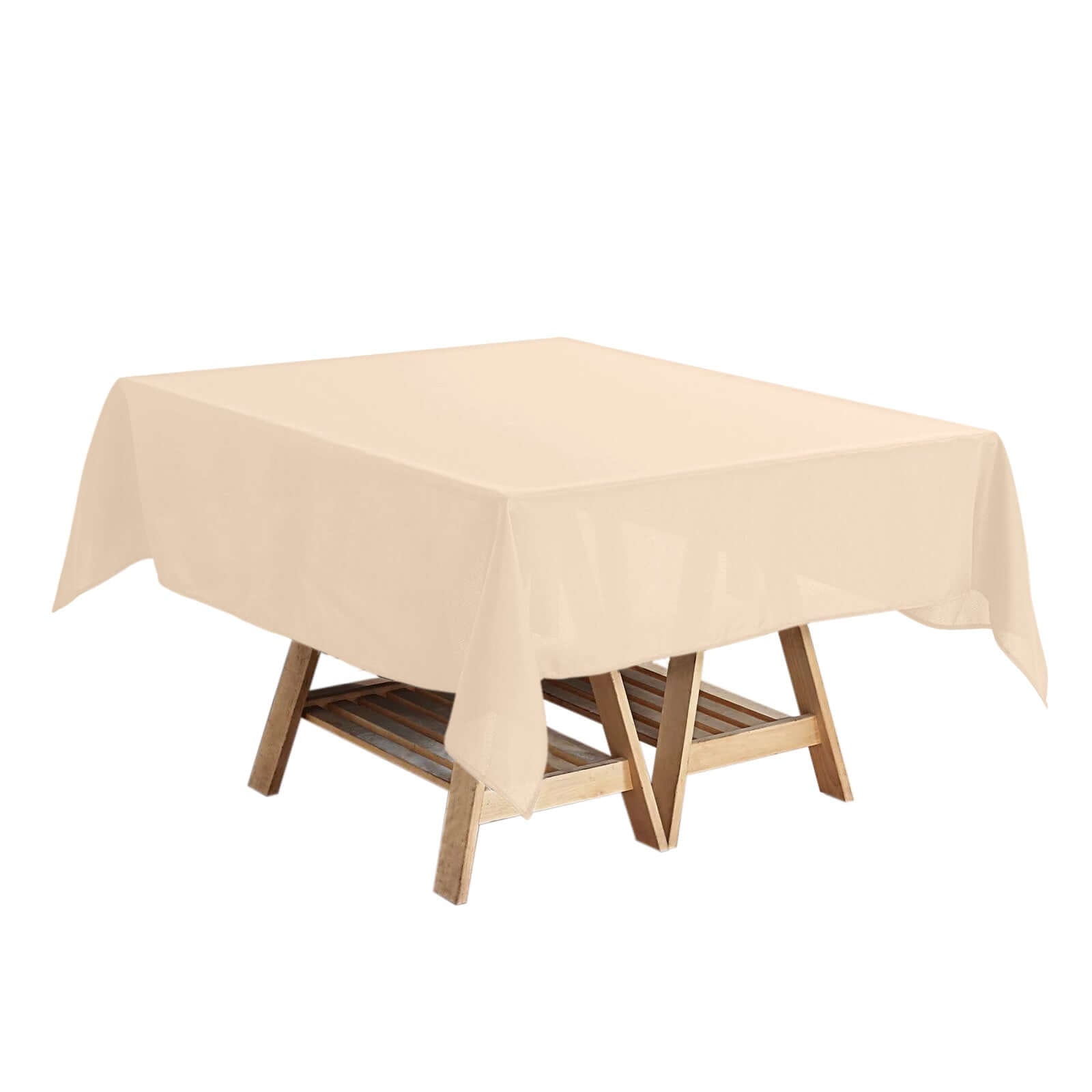 Polyester Square 54x54 Tablecloth Nude - Wrinkle-Resistant & Durable Table Cover