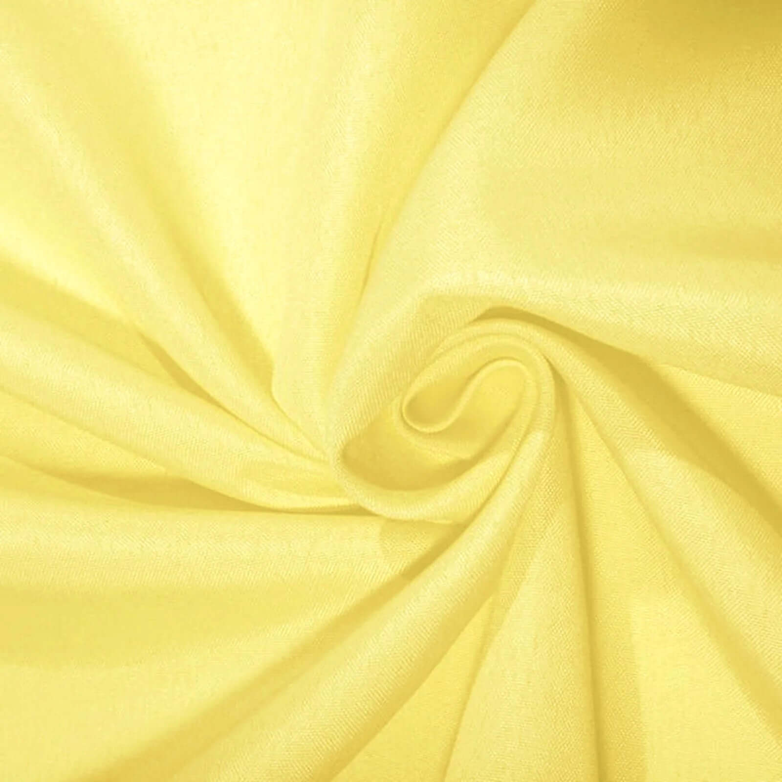 Polyester Square 90x90 Tablecloth Yellow - Wrinkle-Resistant & Durable Table Cover