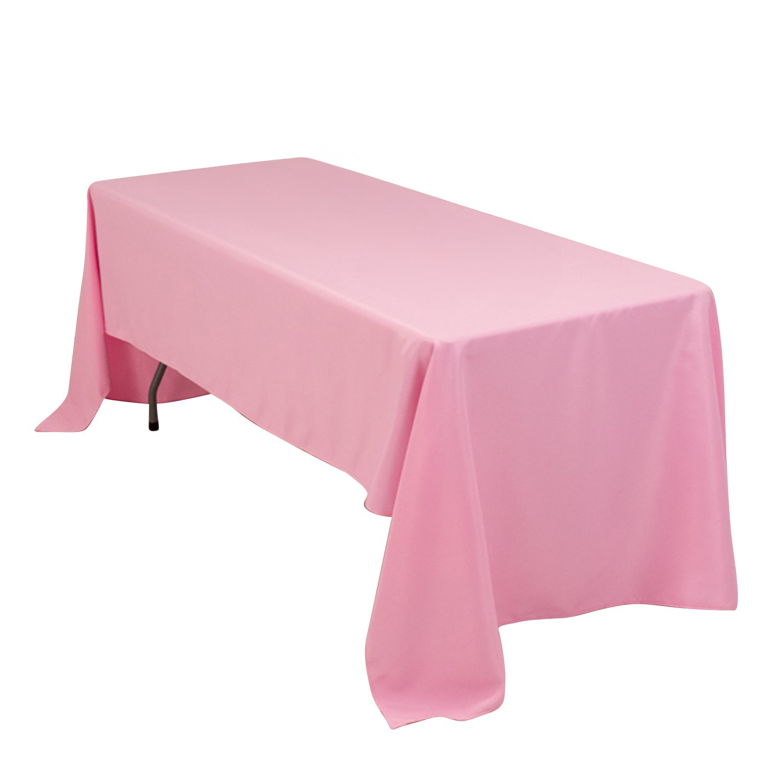 Premium Polyester 60x126 Rectangle Tablecloth Pink - Stain-Resistant 220GSM Finish Table Cover