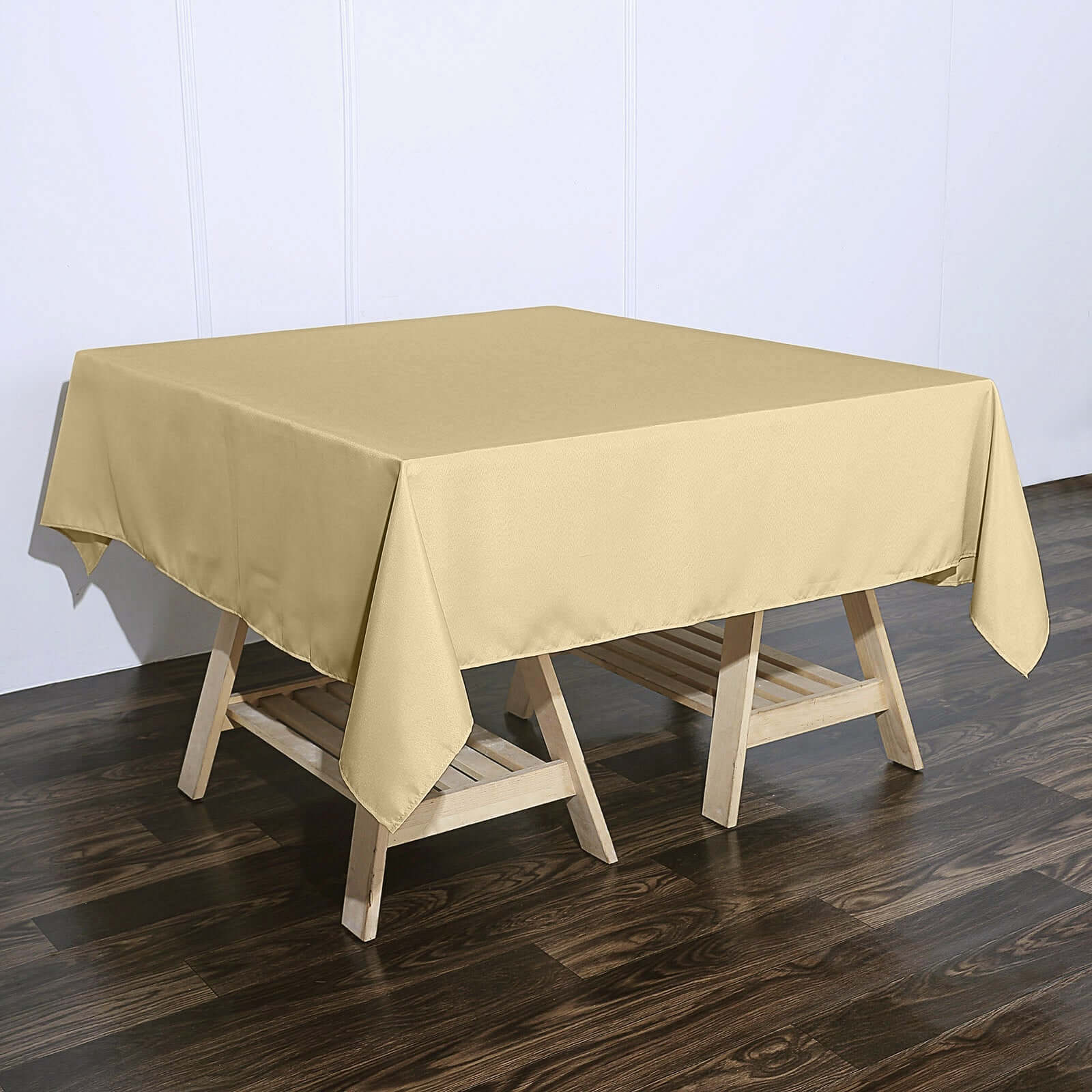 Polyester Square 70x70 Tablecloth Champagne - Wrinkle-Resistant & Durable Table Cover