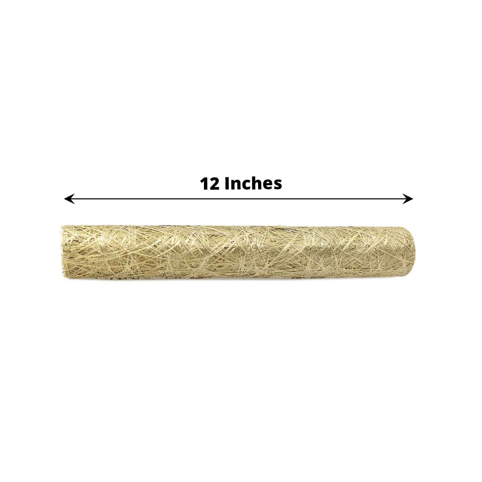 Polyester 12x108 Table Runner Metallic Gold Disposable Non-Woven Fiber Roll - Stylish & Chic Table Decor