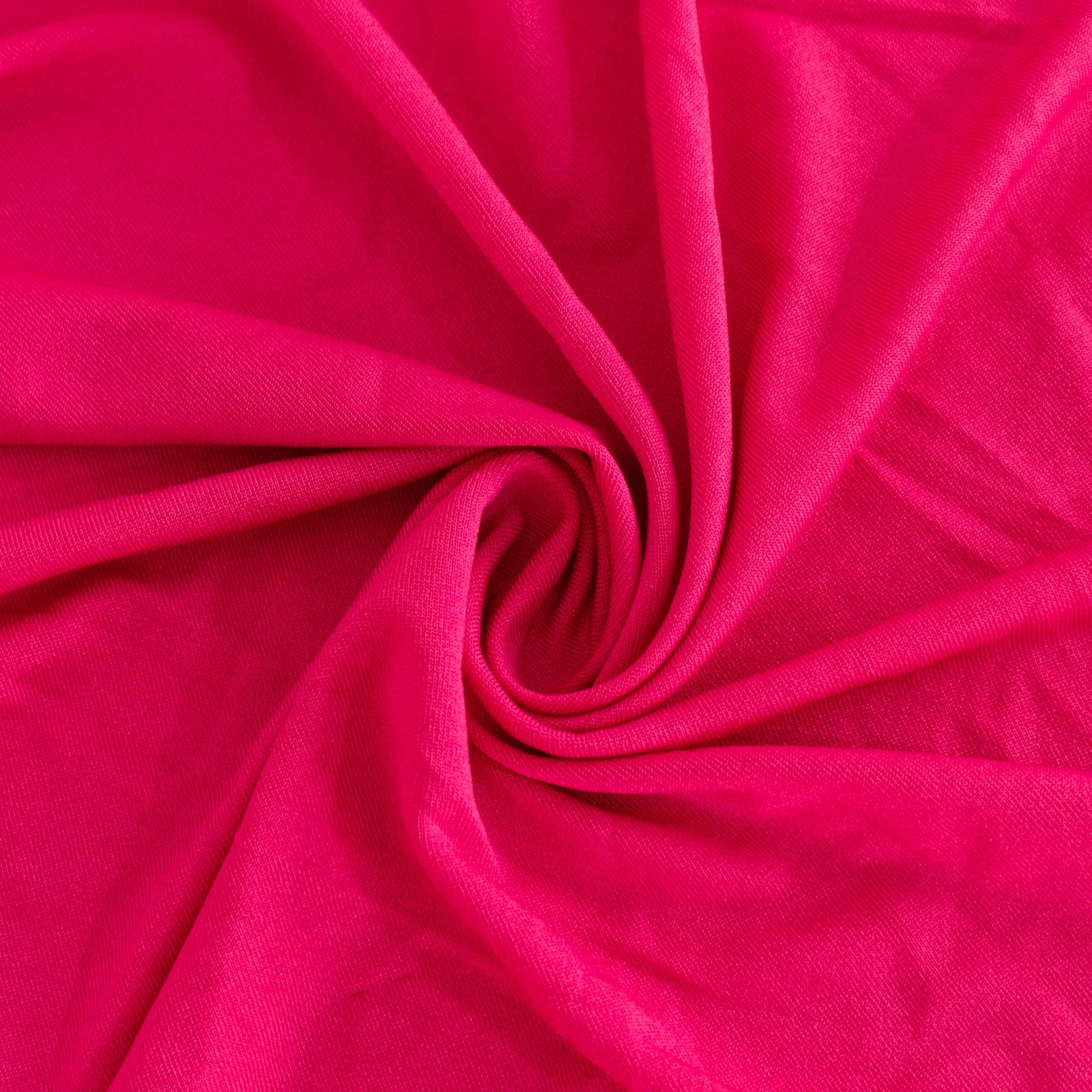 Spandex 33-36 Round Cocktail Table Cover Fuchsia - Easy to Maintain Stretch Fitted Highboy Tablecloth