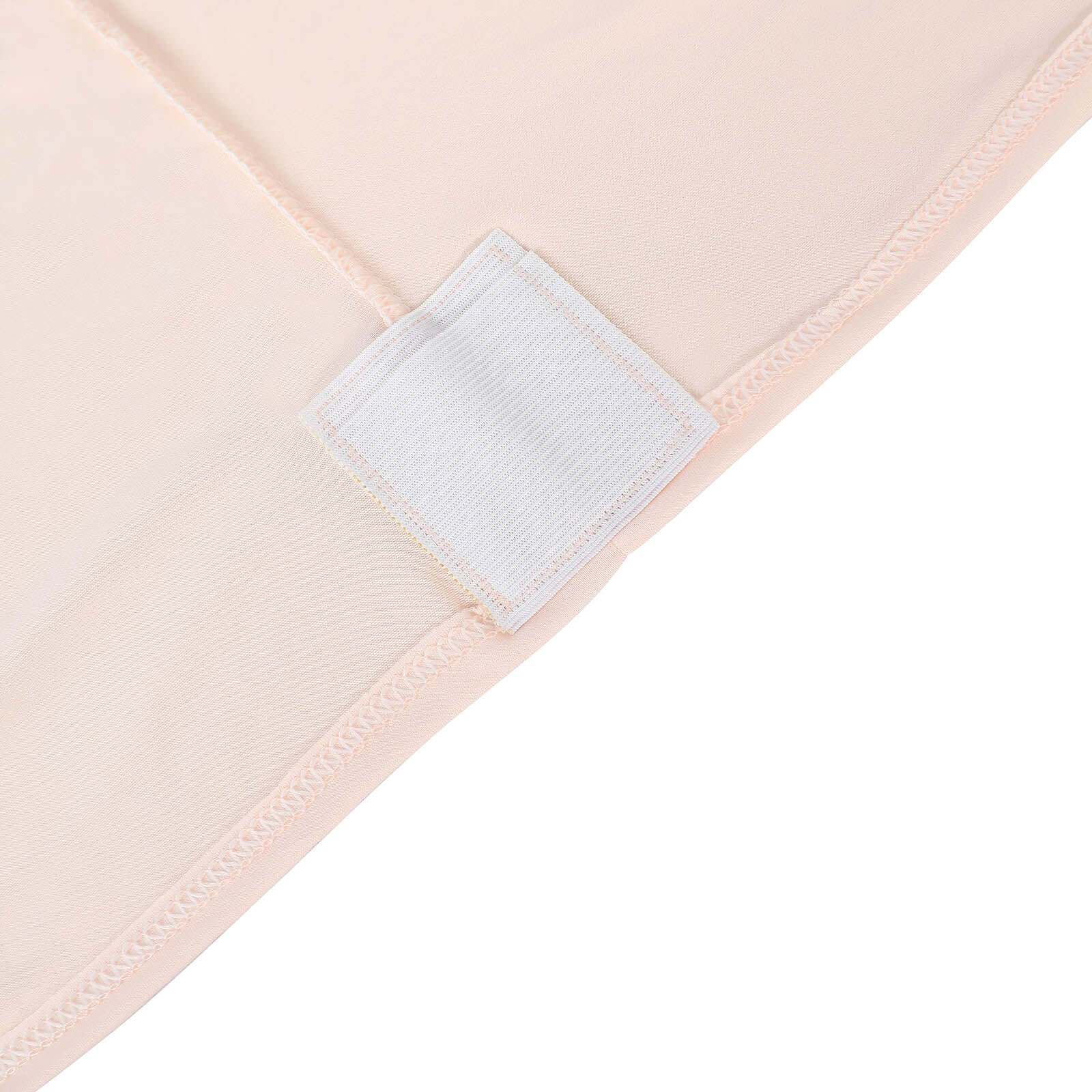 Stretch Spandex 6ft Rectangle Tablecloth Blush - Durable Form-Fitting Table Cover for Events & Presentations