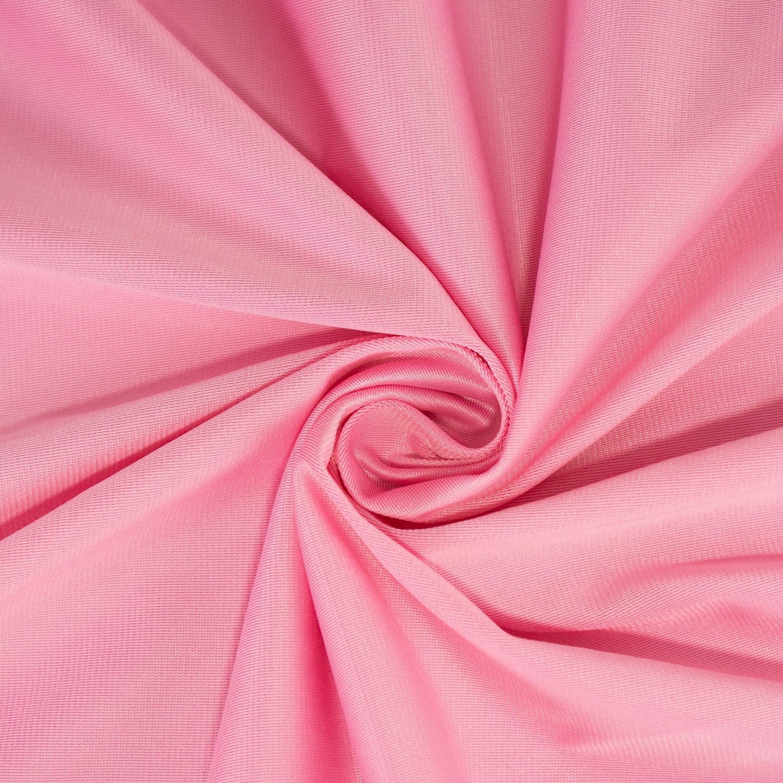 Premium Scuba Round 132 Tablecloth Pink - Wrinkle Free & Stain Resistant Seamless Table Cover