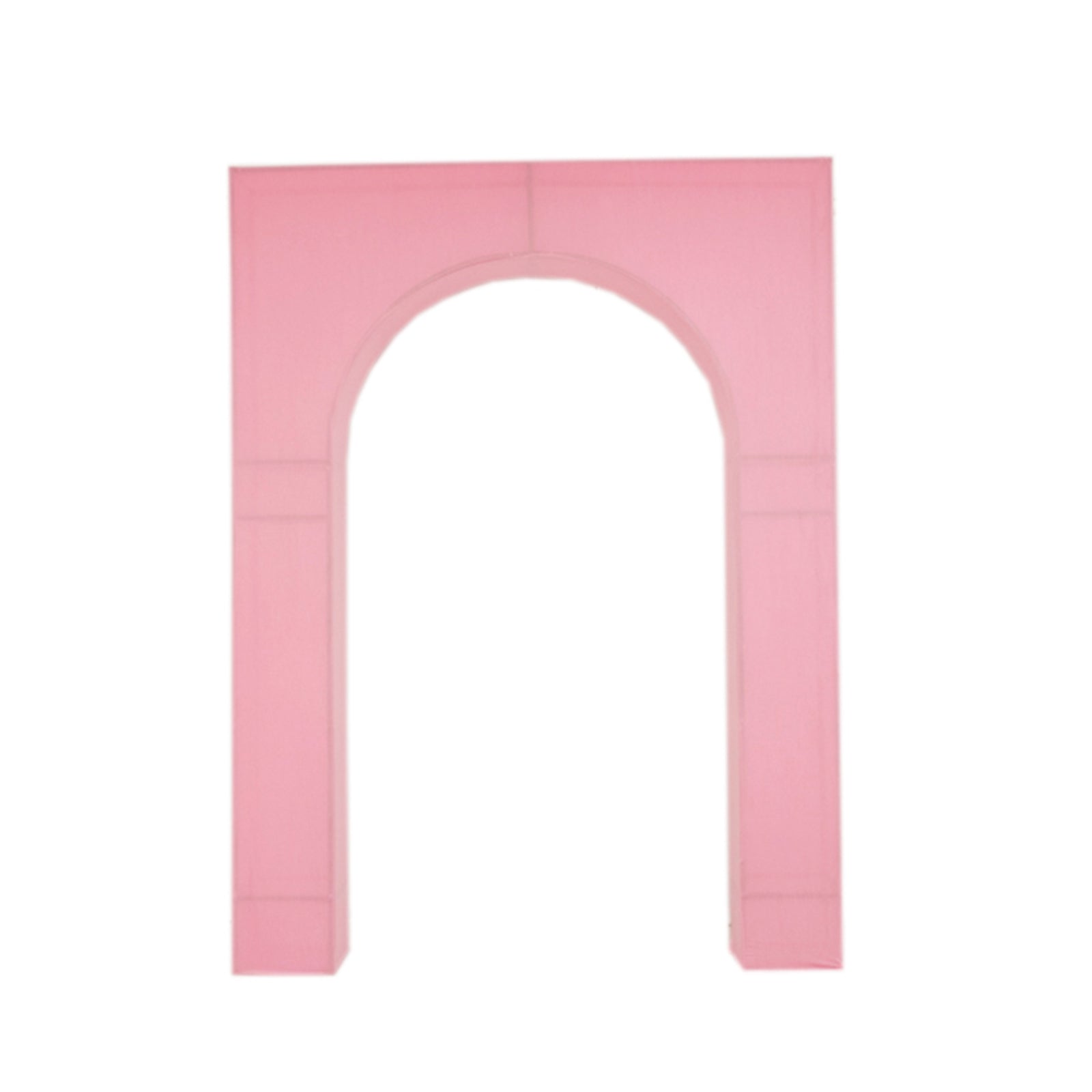 7ft Pink Spandex Backdrop Stand Cover for Arc de Triomphe Stand, Stretch Fitted Floral Balloon Frame Wedding Arch Cover