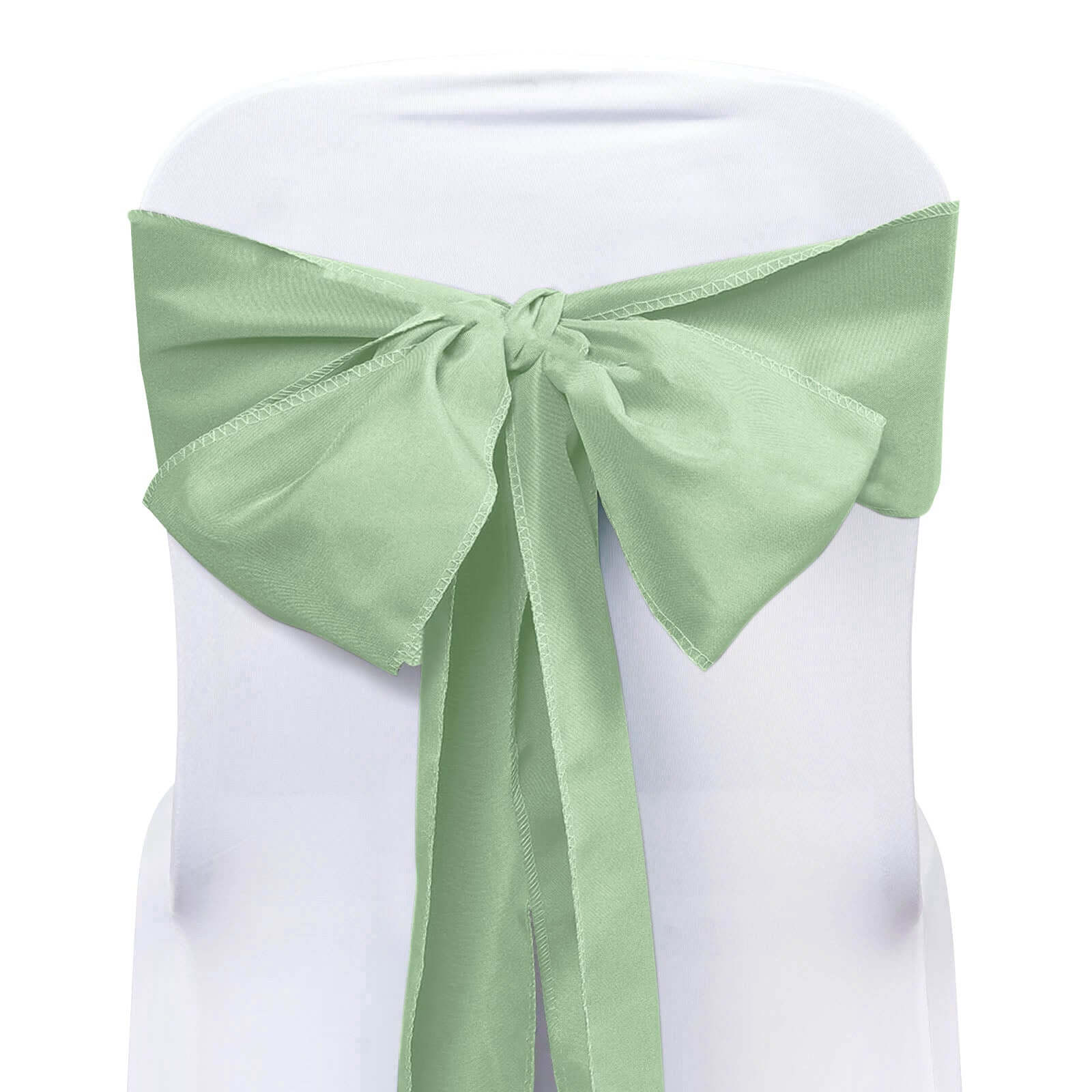 5 Pack Polyester Chair Sashes Sage Green 6x108