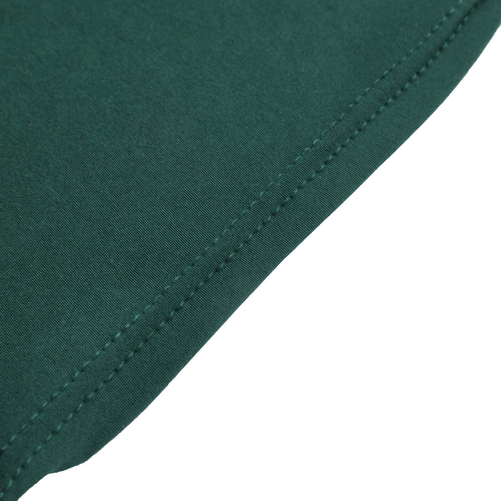 Spandex Chair Cover for Banquet Chairs Hunter Emerald Green - Stretch 160GSM Fabric with Slip-On Slipcover