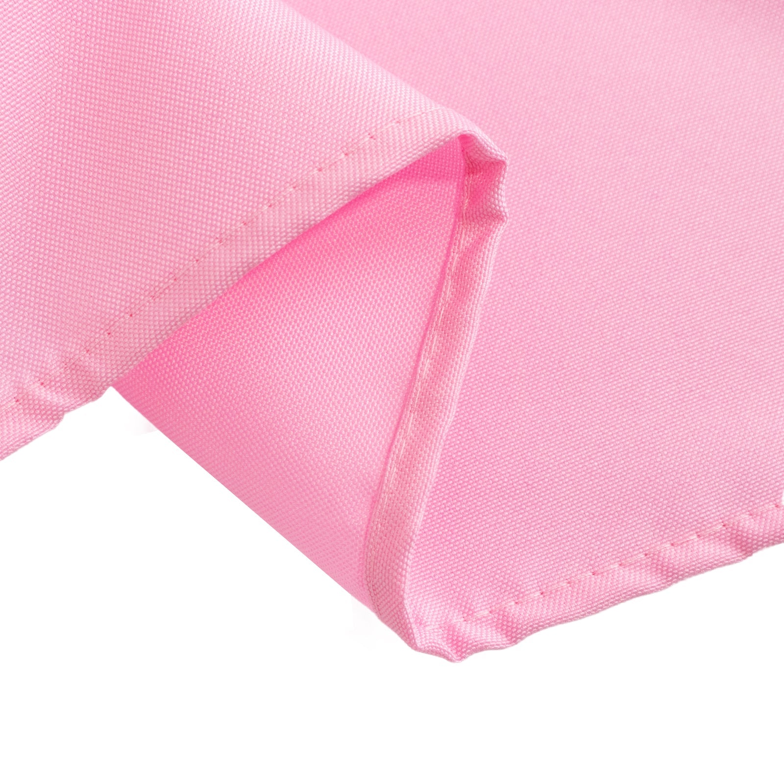 Premium Polyester 70x70 Table Overlay Square Tablecloth Pink 220GSM Wrinkle-Resistant Table Cover