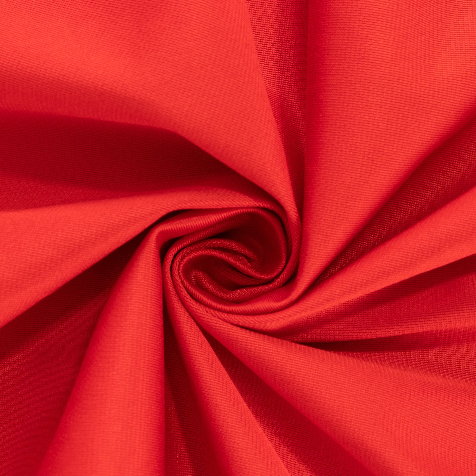 Premium Scuba Round 90 Tablecloth Red - Wrinkle Free & Stain Resistant Table Cover