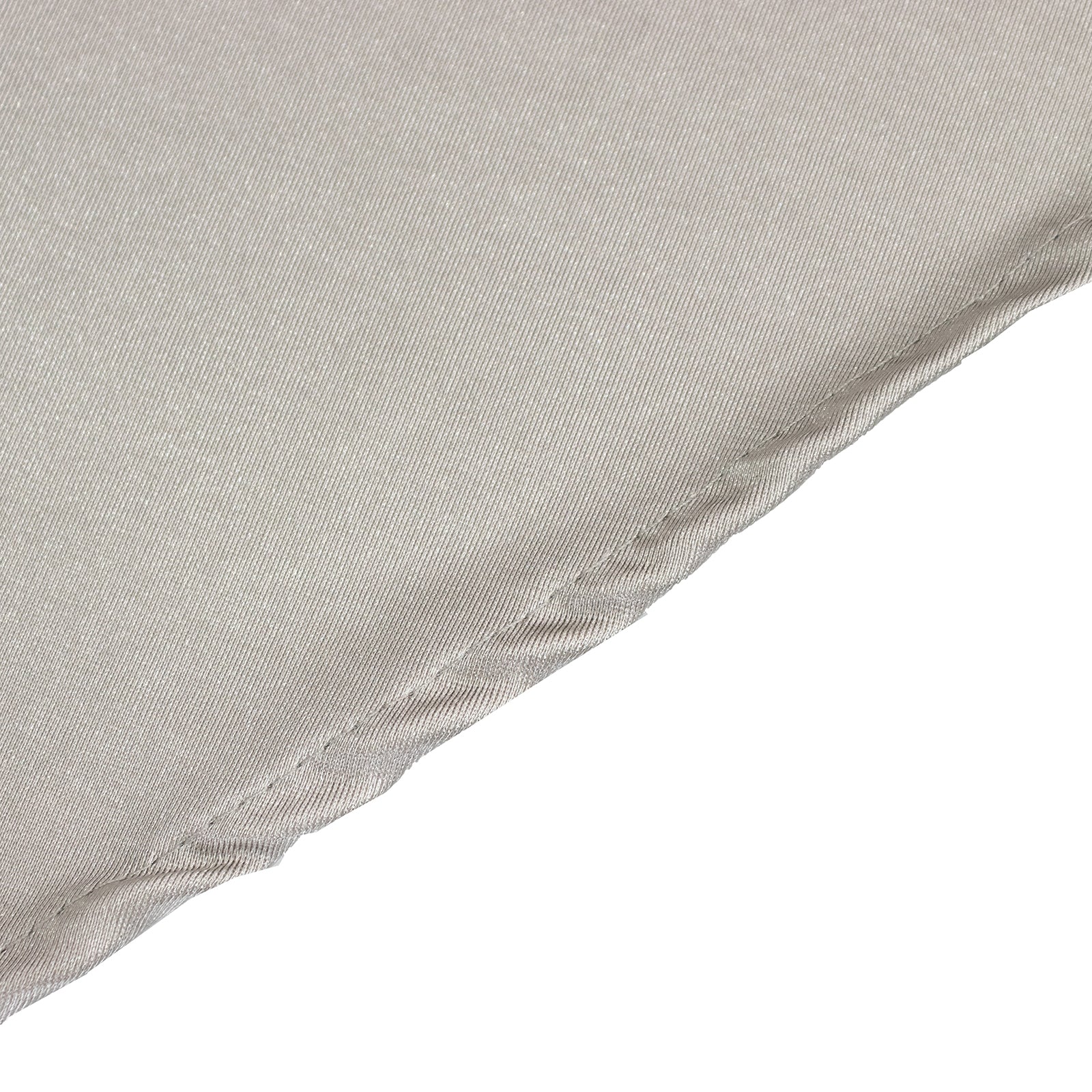 Premium Scuba Round 108 Tablecloth Shimmering Silver - Wrinkle Free & Stain Resistant Table Cover