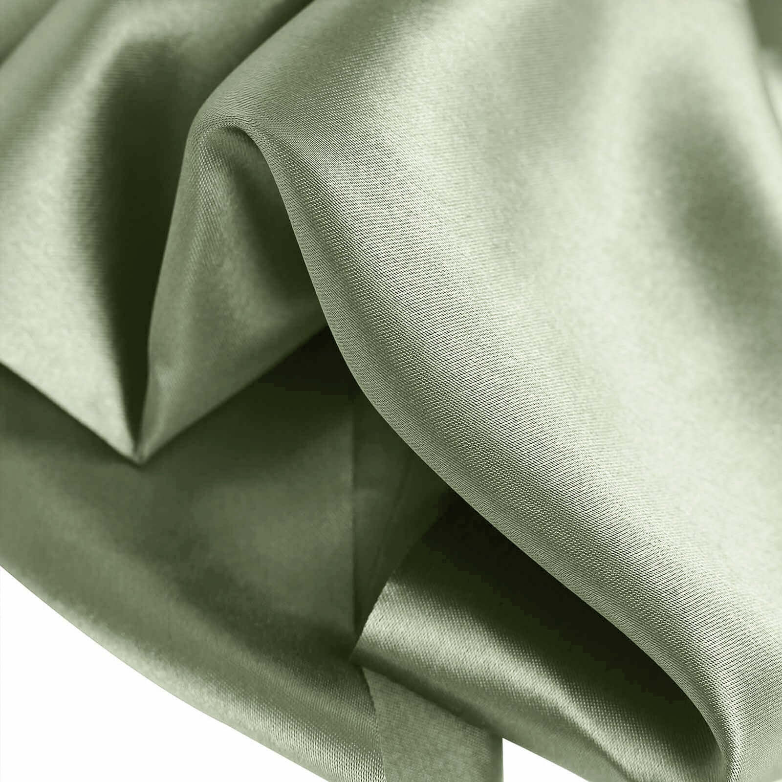 12x10yd Dusty Sage Green Satin Fabric Bolt, DIY Craft Wholesale Fabric