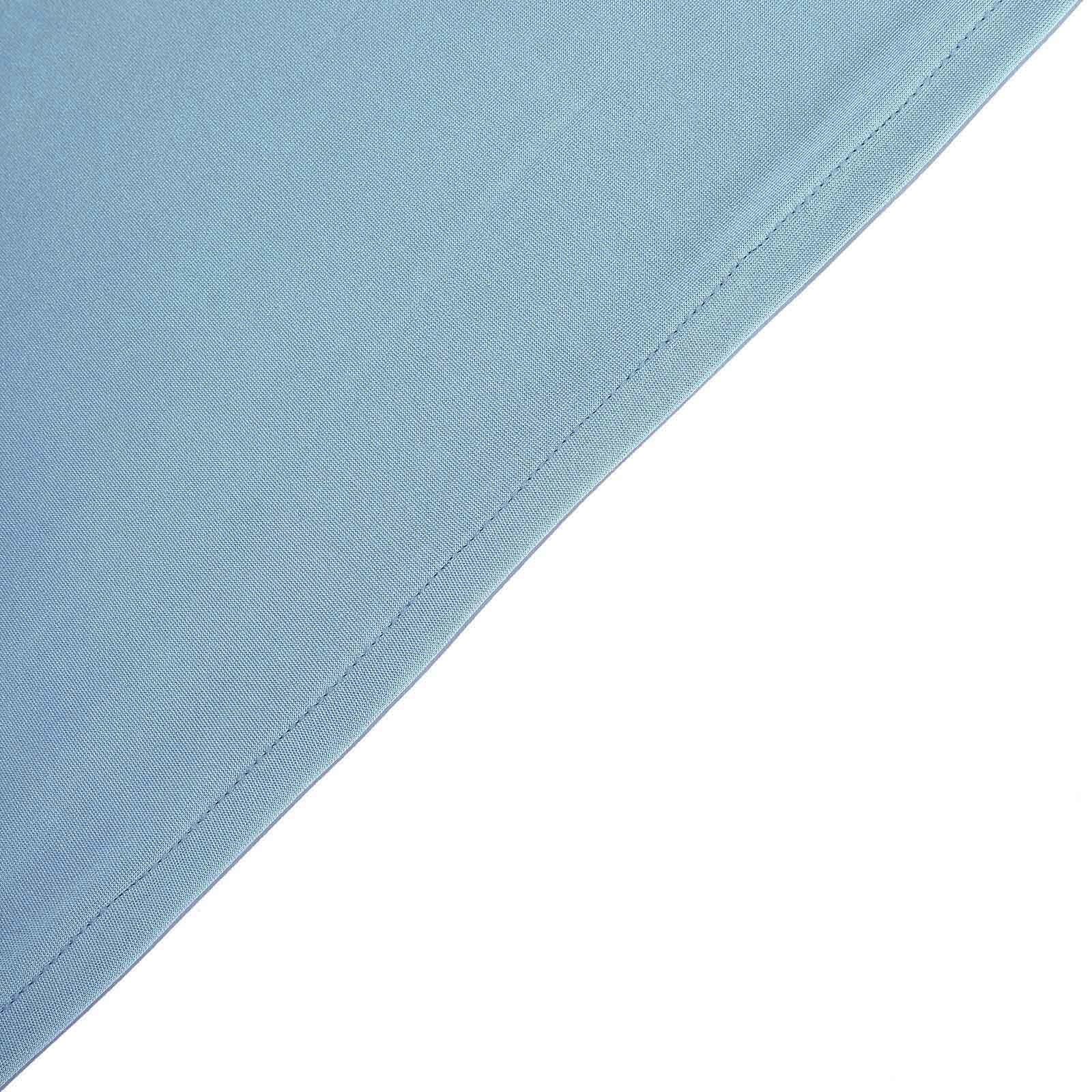 Stretch Spandex 96x30 Rectangle Table Cover Dusty Blue - Durable Form-Fitting Tablecloth