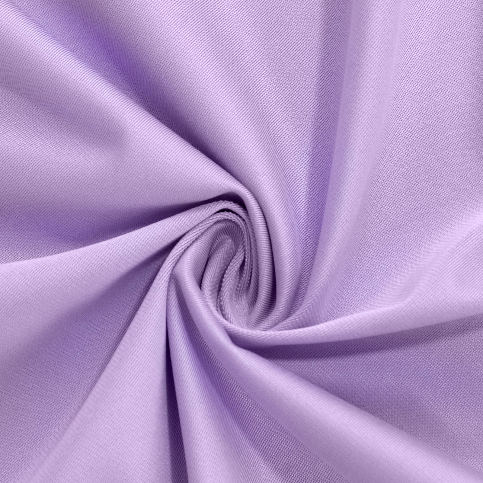 Premium Scuba Round 108 Tablecloth Lavender Lilac - Wrinkle Free & Stain Resistant Table Cover