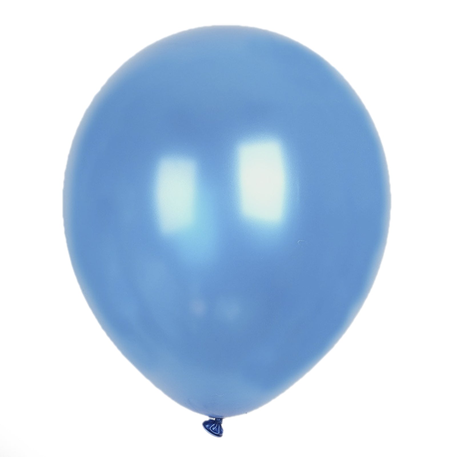 25 Pack 12 Shiny Pearl Blue Latex Helium, Air or Water Balloons