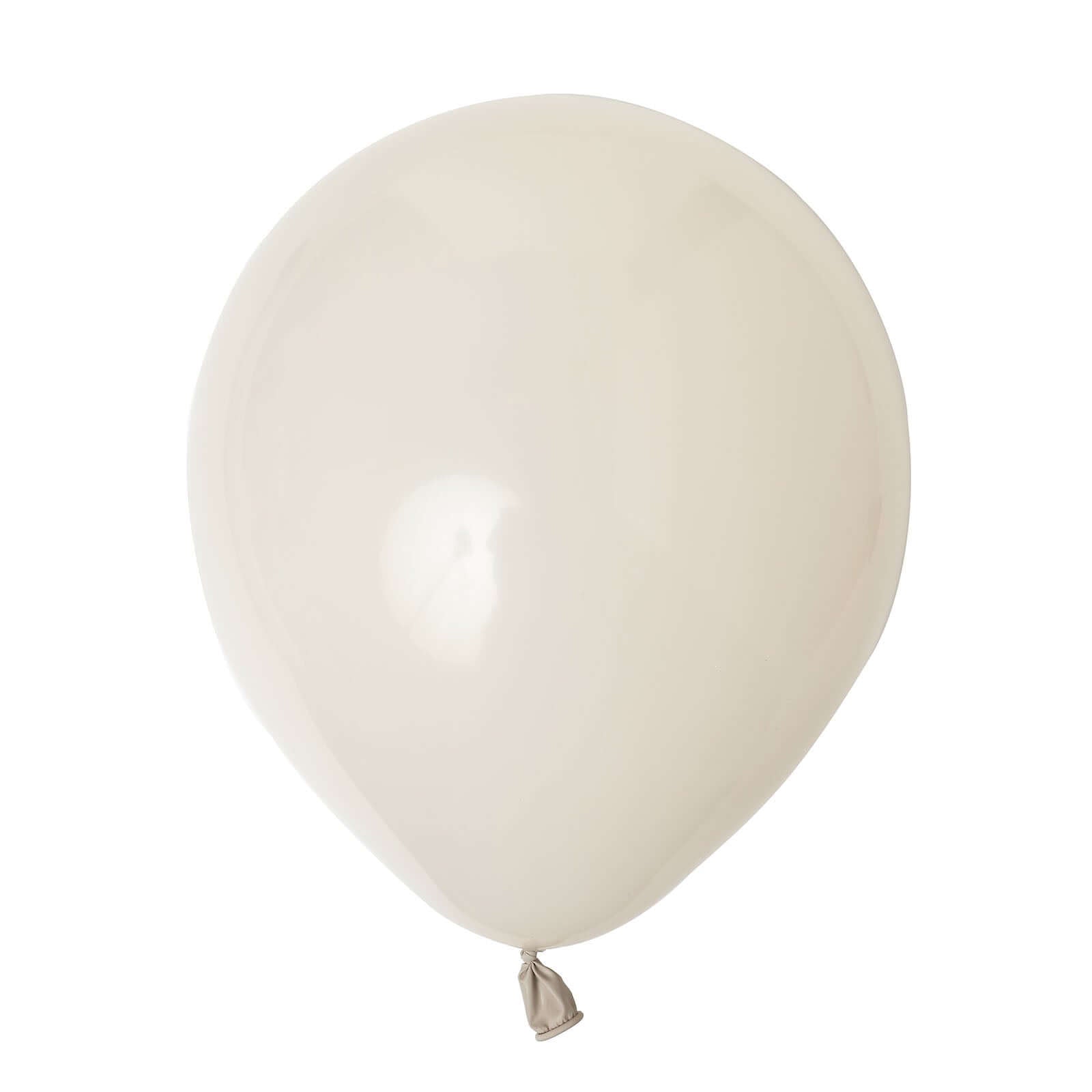 25 Pack 12 Matte Pastel Beige Helium Air Latex Party Balloons