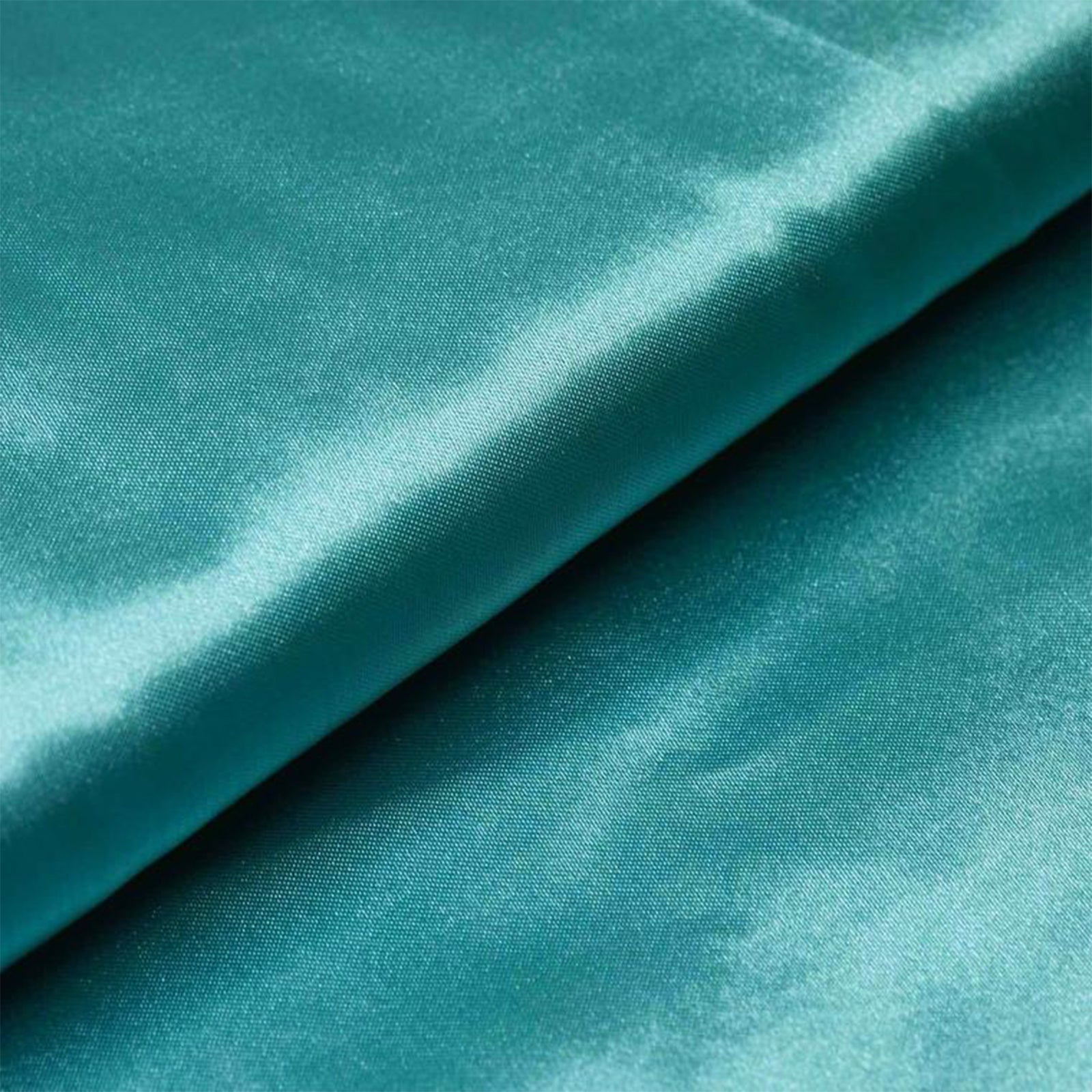 10 Yards 54 Turquoise Satin Fabric Bolt