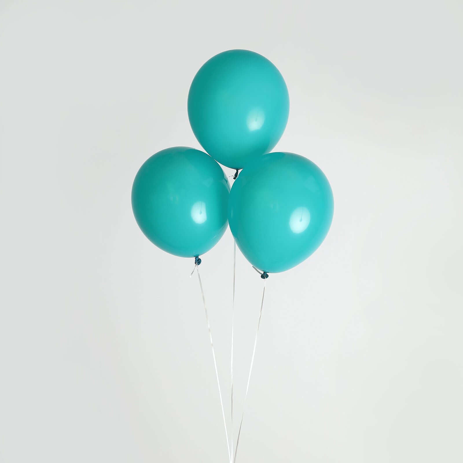 25 Pack 12 Matte Pastel Peacock Teal Helium Air Latex Party Balloons