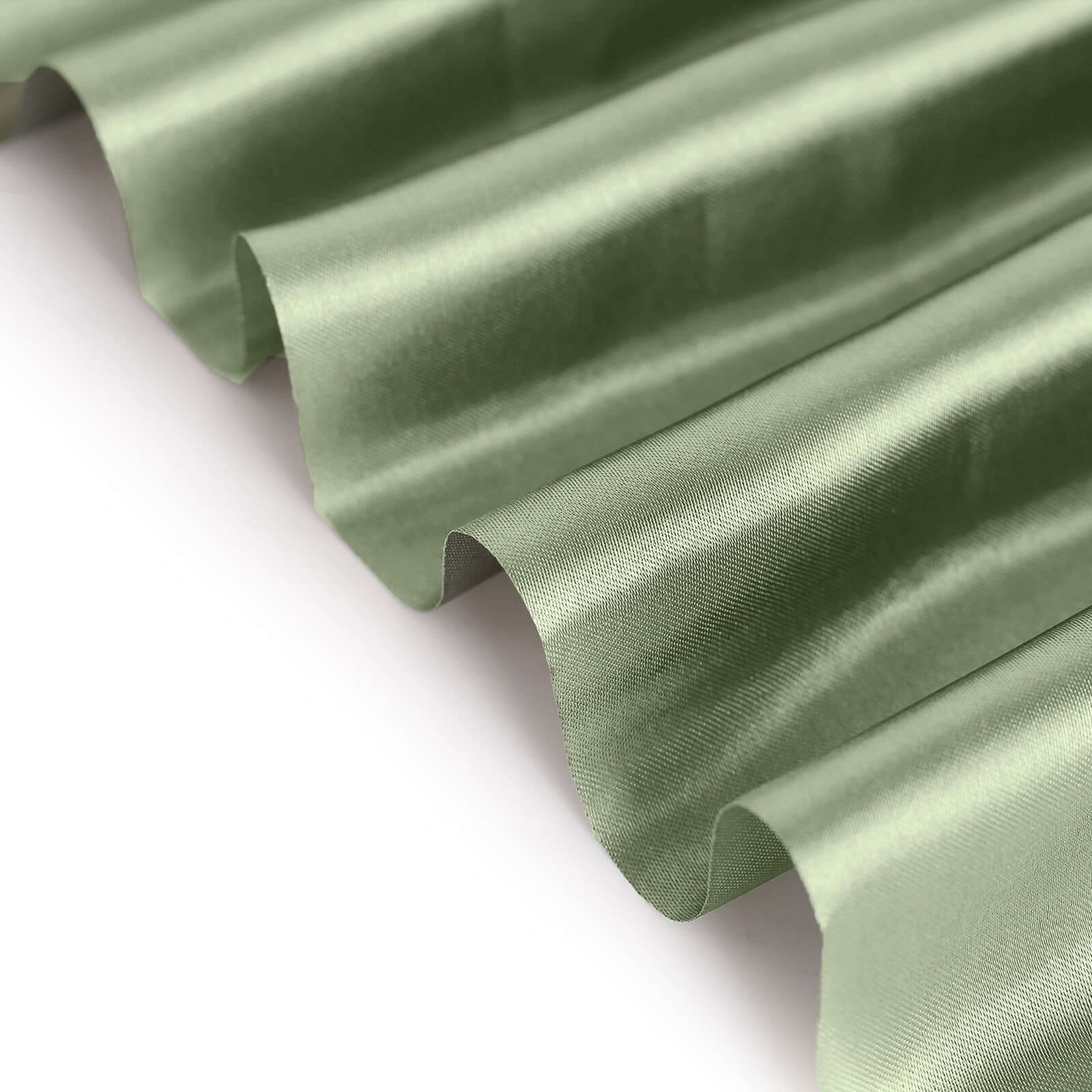 12x10yd Dusty Sage Green Satin Fabric Bolt, DIY Craft Wholesale Fabric