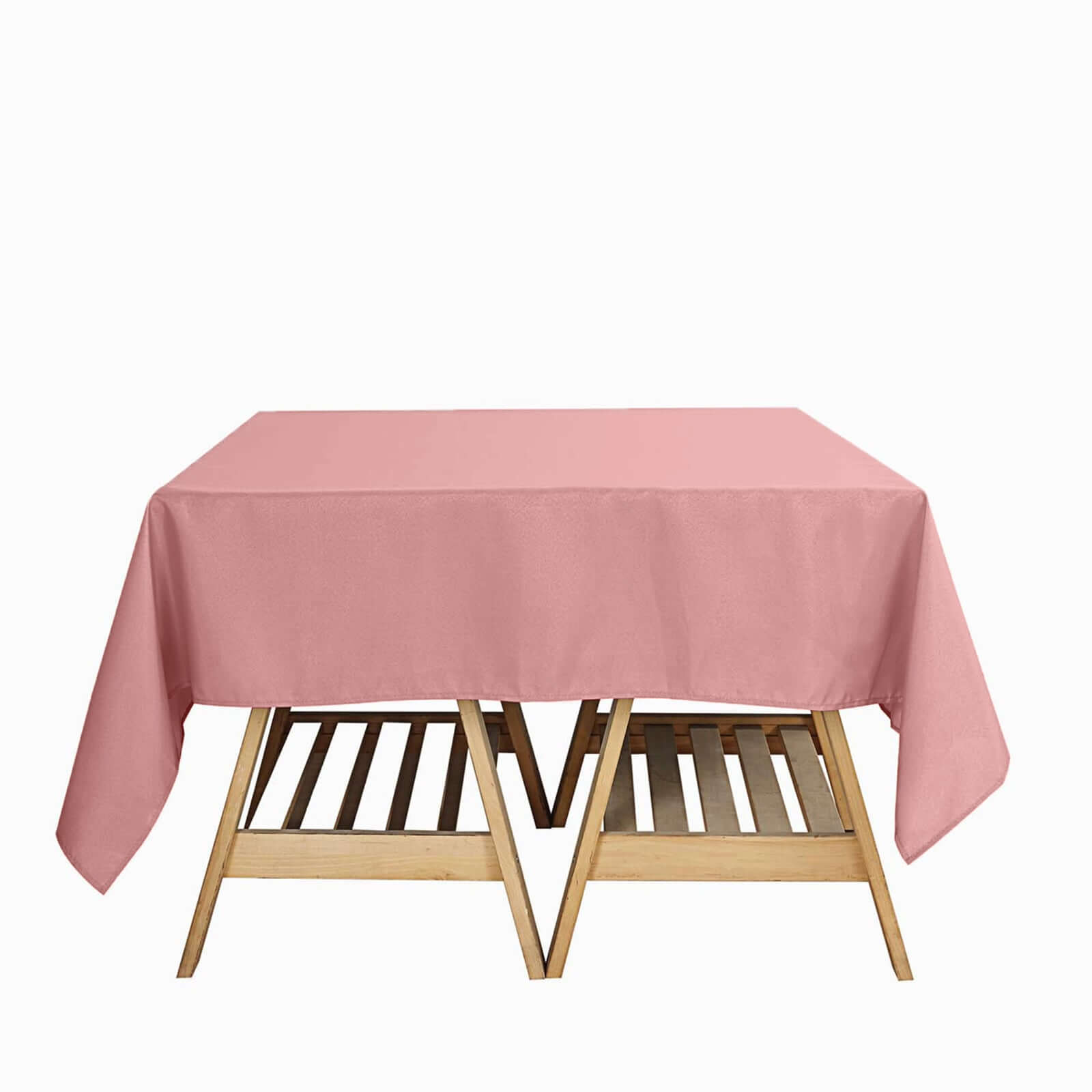 Polyester Square 70x70 Tablecloth Dusty Rose - Wrinkle-Resistant & Durable Table Cover