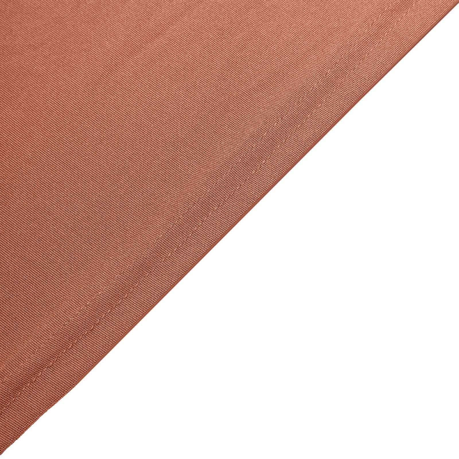 Stretch Spandex 6ft Rectangle Tablecloth Terracotta (Rust) - Durable Form-Fitting Table Cover