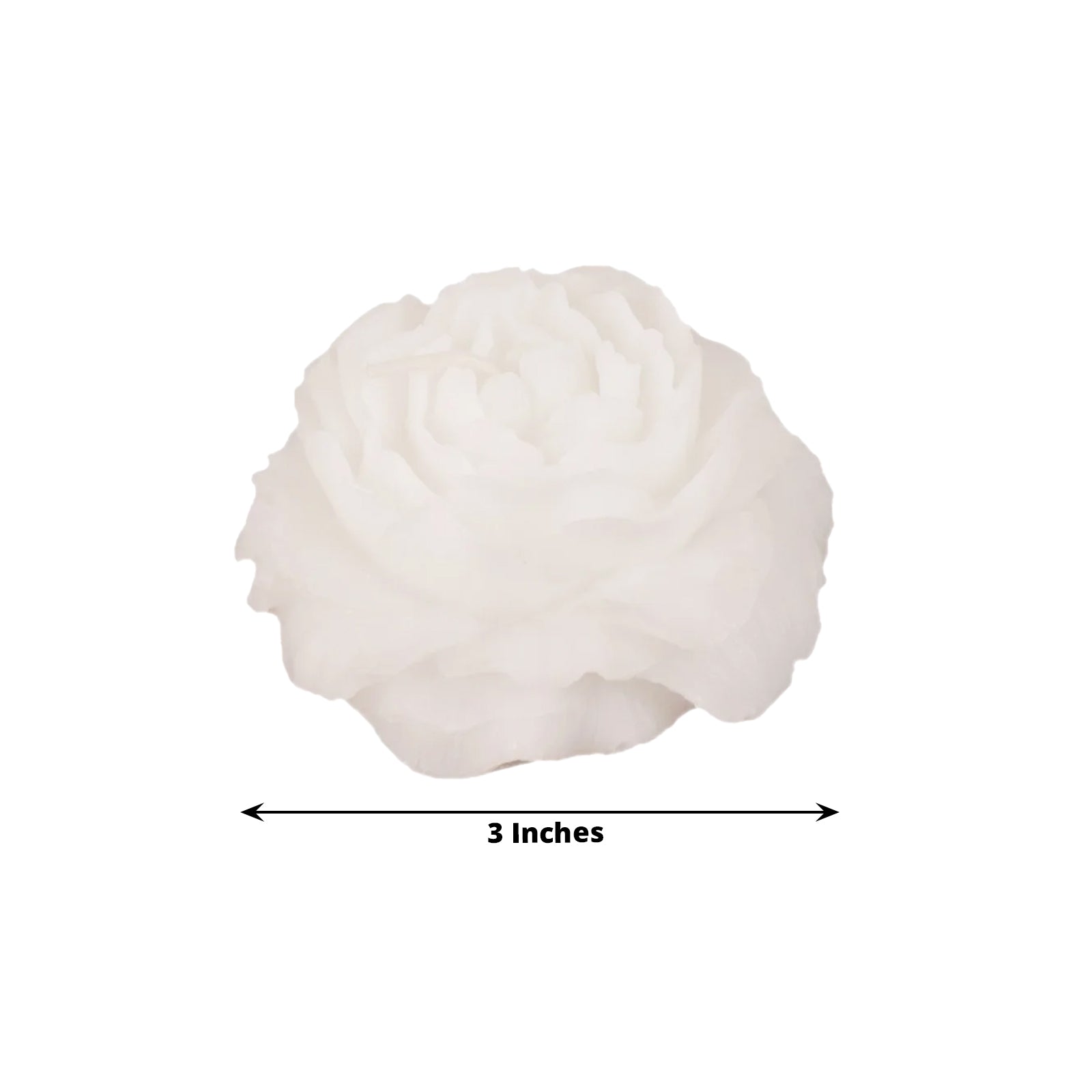 5-Pack Scented Candles Floating Peony Flower Design White Wax - Decorative Party Favors with Individual Gift Boxes & Ribbons 3