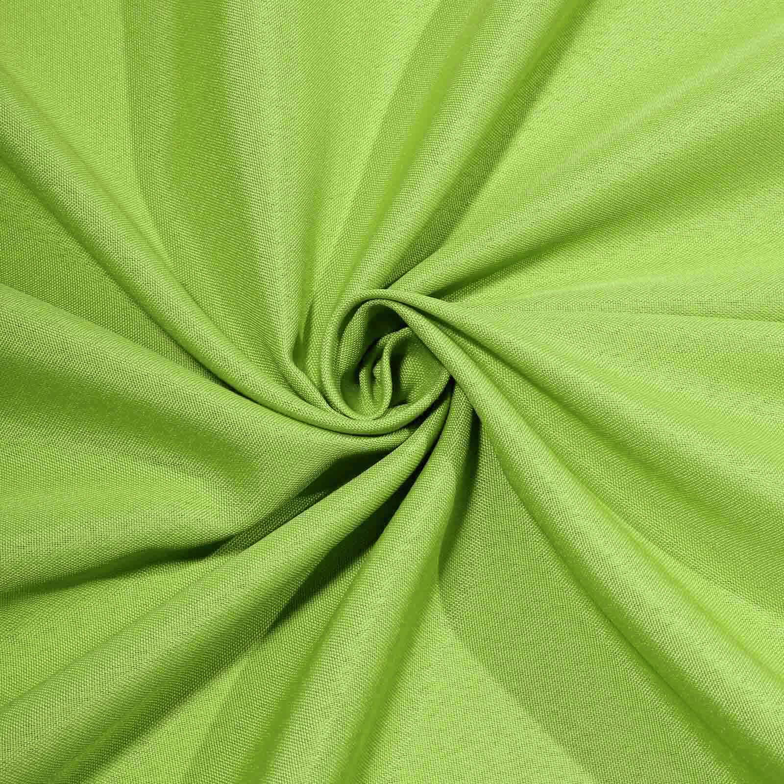 Polyester 90x132 Rectangle Tablecloth Apple Green - Seamless Wrinkle-Resistant Table Cover