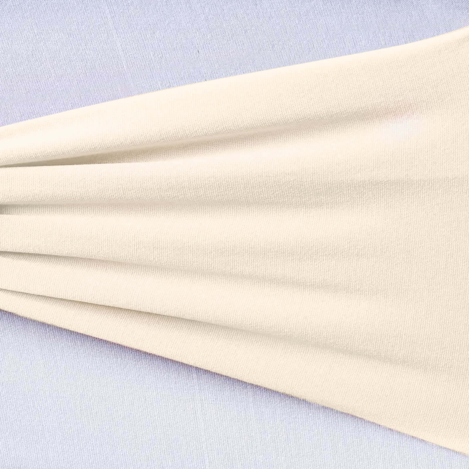 5 Pack Stretch Spandex Chair Sashes Beige - Fitted Finish Two Ply Heavy Duty Chair Bands 5x12