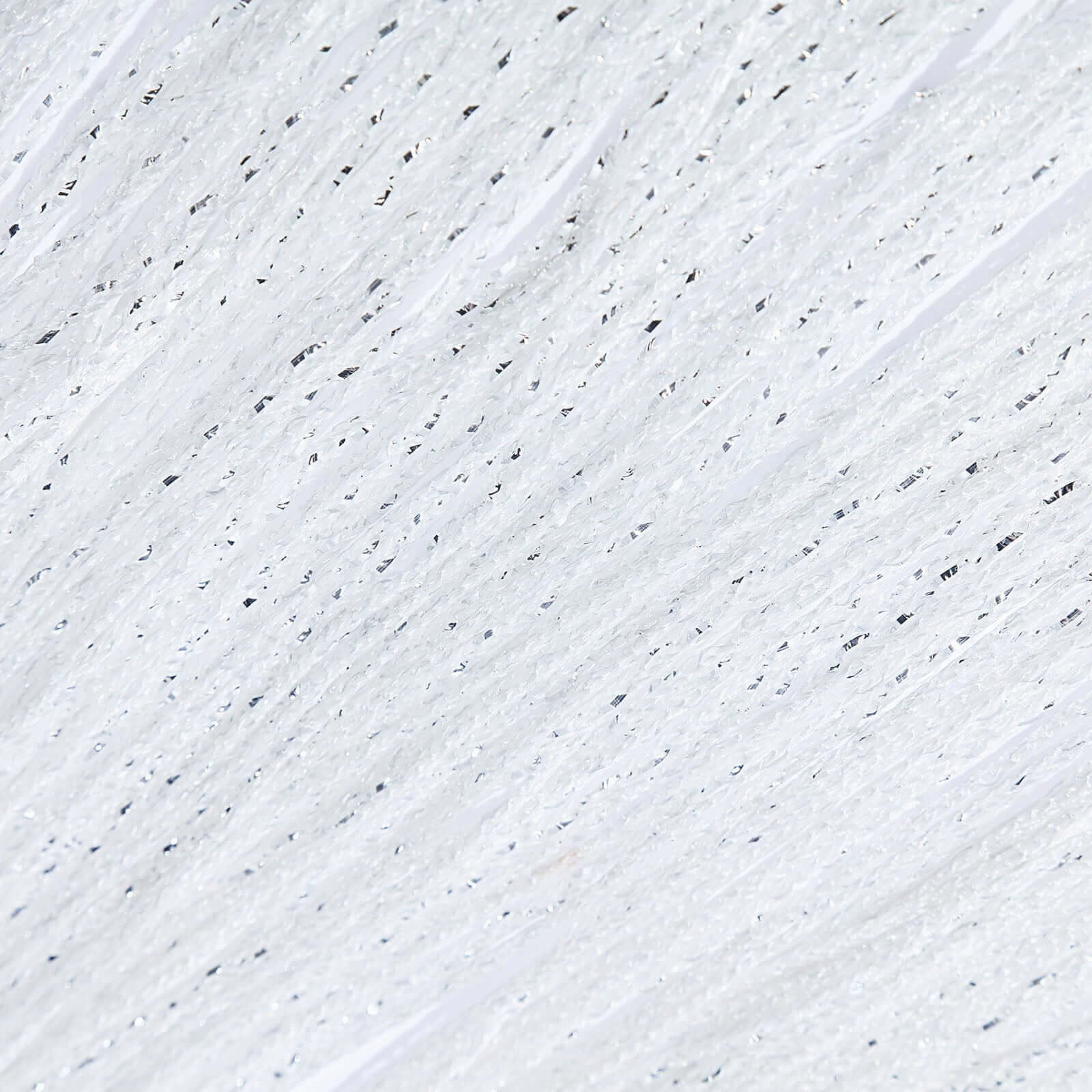 3ftx8ft White Silver Silk Tassel String Curtains, Decorative Room Divider Panels