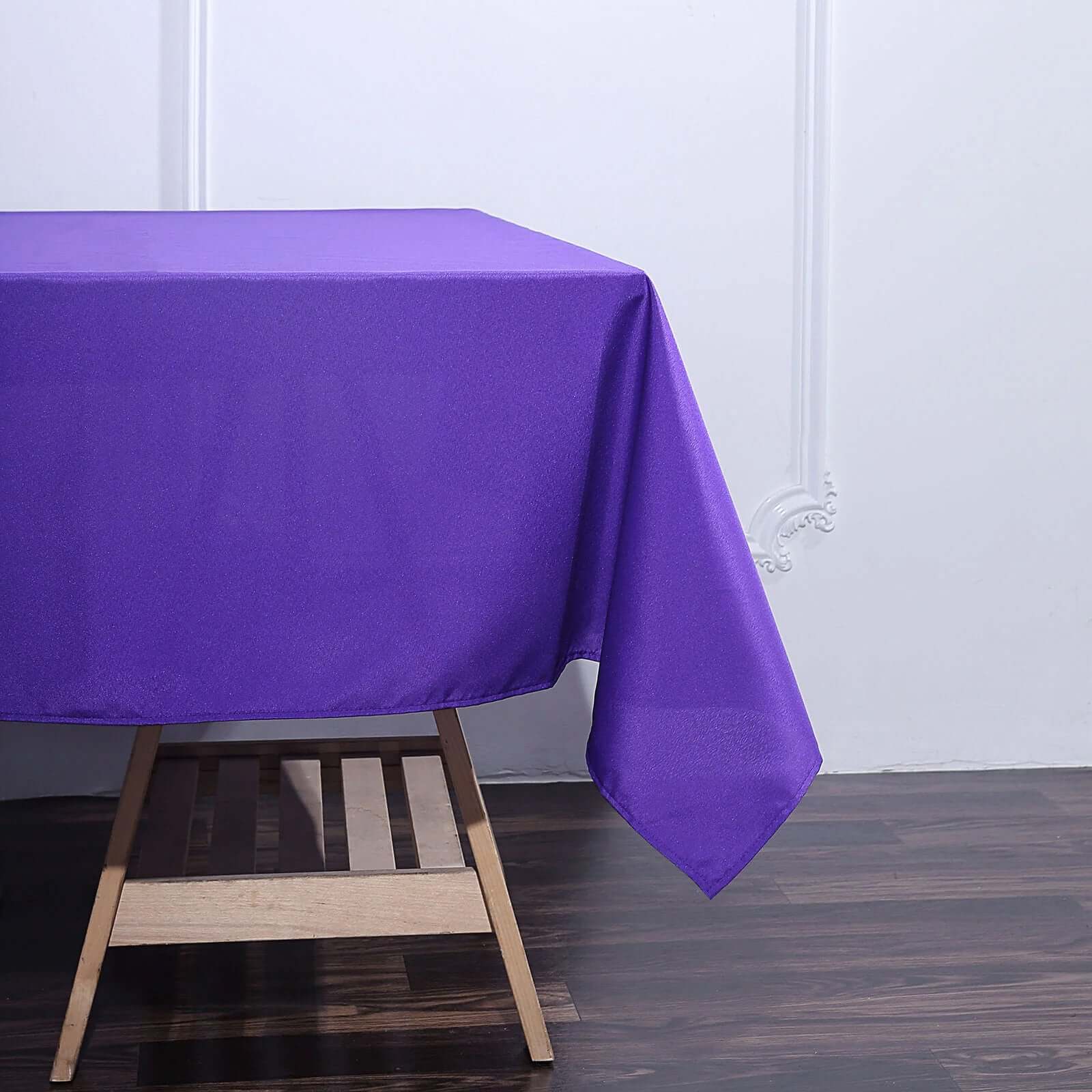 Polyester Square 70x70 Tablecloth Purple - Wrinkle-Resistant & Durable Table Cover
