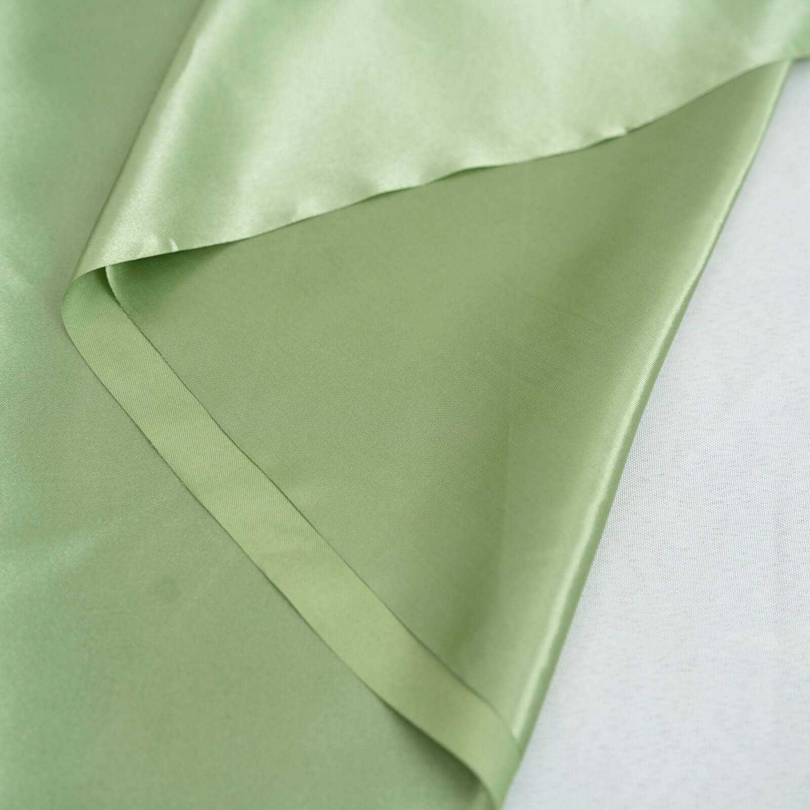 10 Yards 54 Sage Green Solid Satin Fabric Bolt