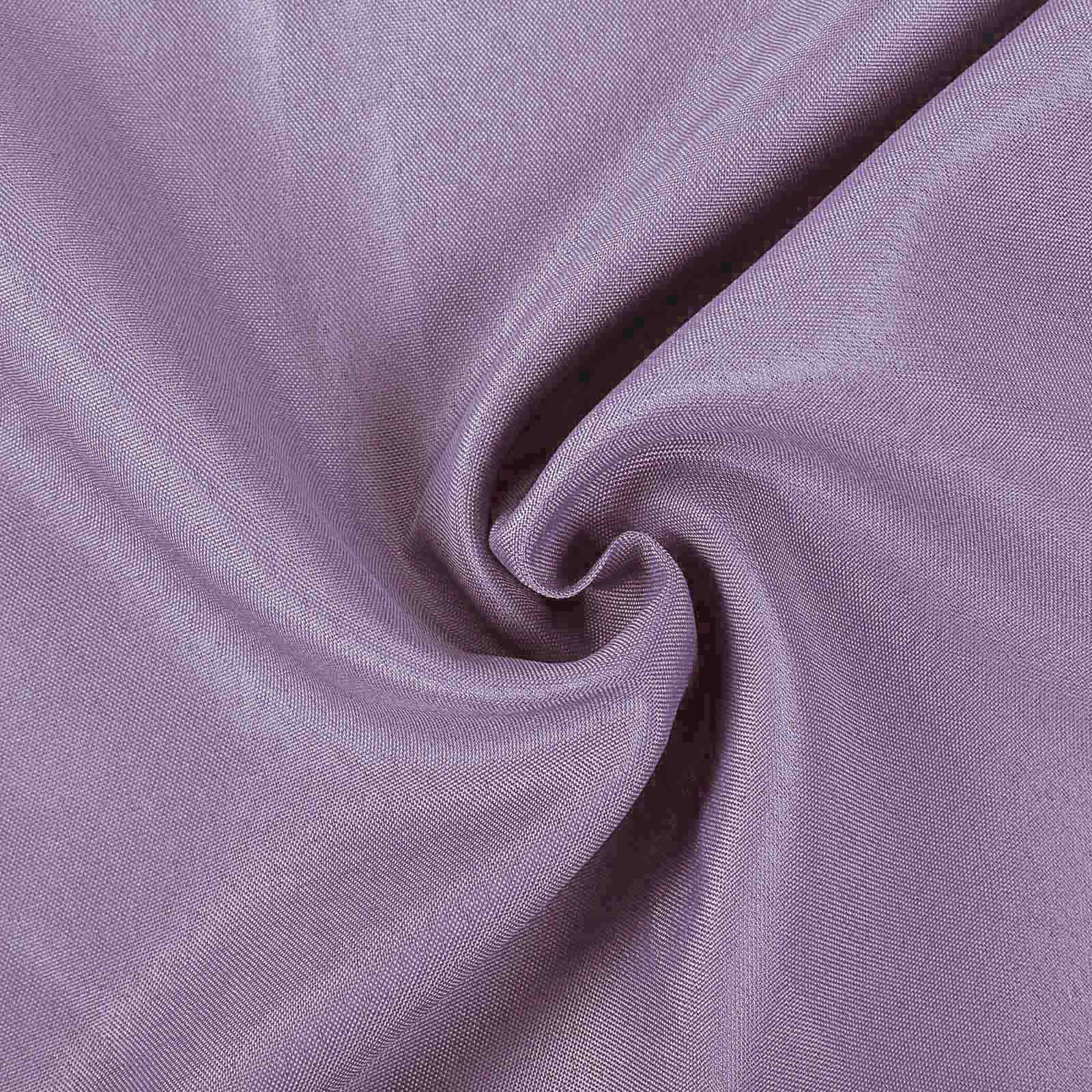 Polyester 90x90 Table Overlay Square Tablecloth Violet Amethyst - Wrinkle-Resistant & Durable Table Cover