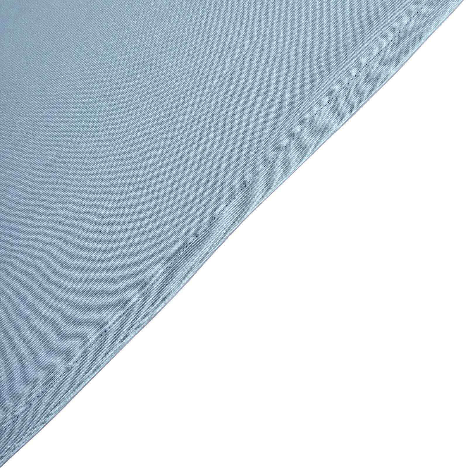 Stretch Spandex 6ft Rectangle Tablecloth Dusty Blue - Durable Form-Fitting Table Cover for Events & Presentations