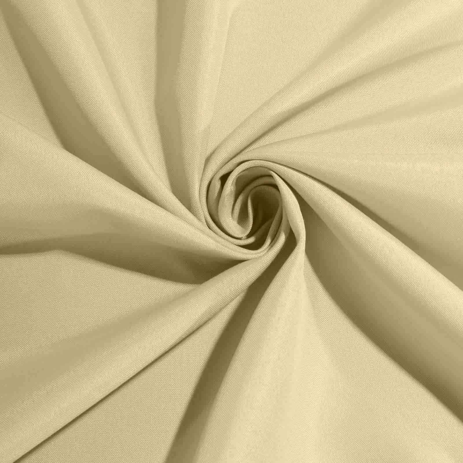 Polyester Square 70x70 Tablecloth Champagne - Wrinkle-Resistant & Durable Table Cover
