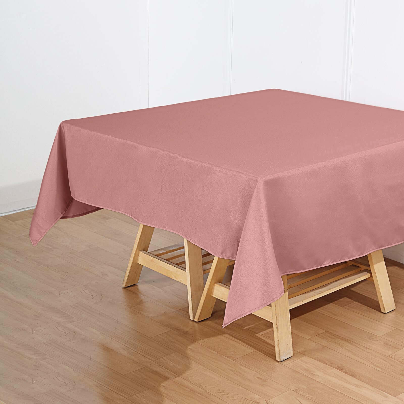 Polyester Square 70x70 Tablecloth Dusty Rose - Wrinkle-Resistant & Durable Table Cover